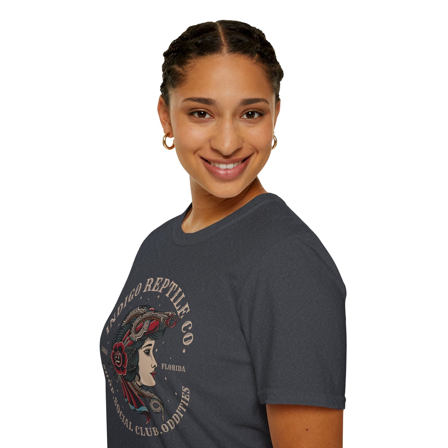 Indigo Reptile Shop Logo Softstyle T-Shirt