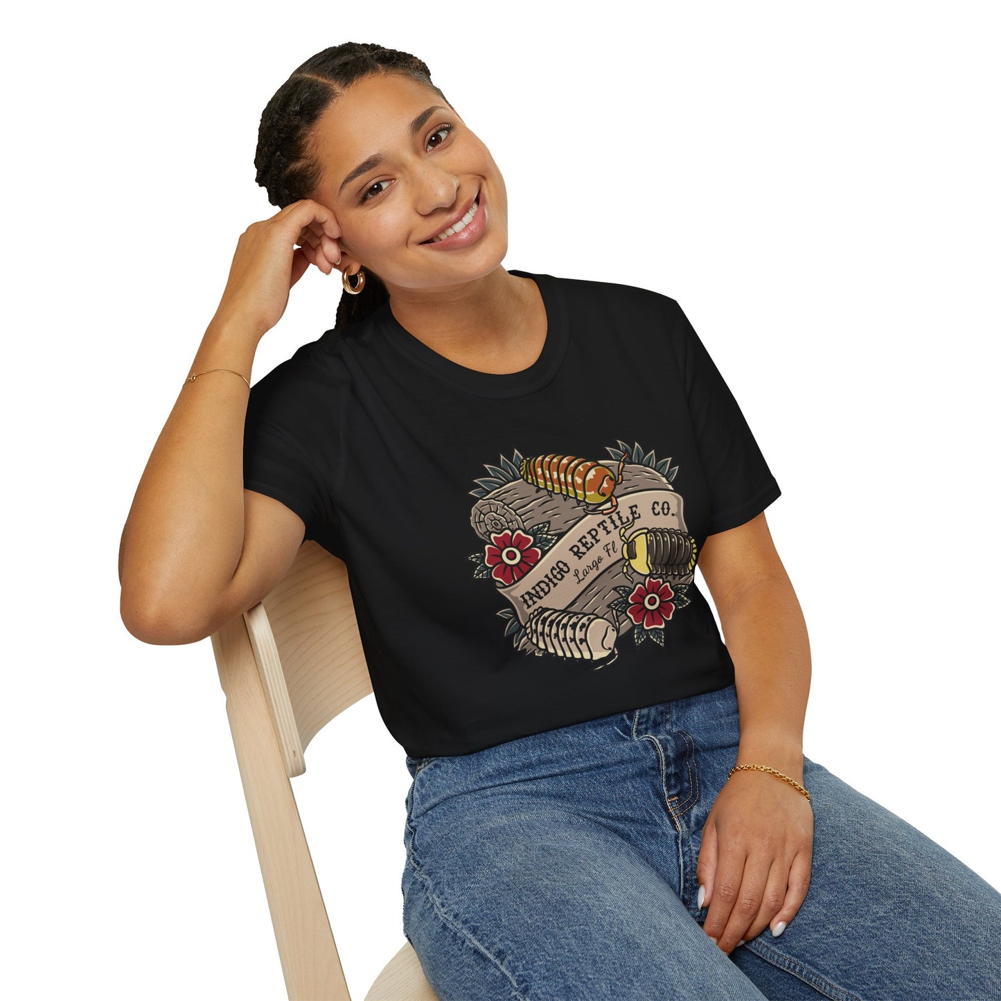 Indigo Reptile Co. Isopod Design T-Shirt