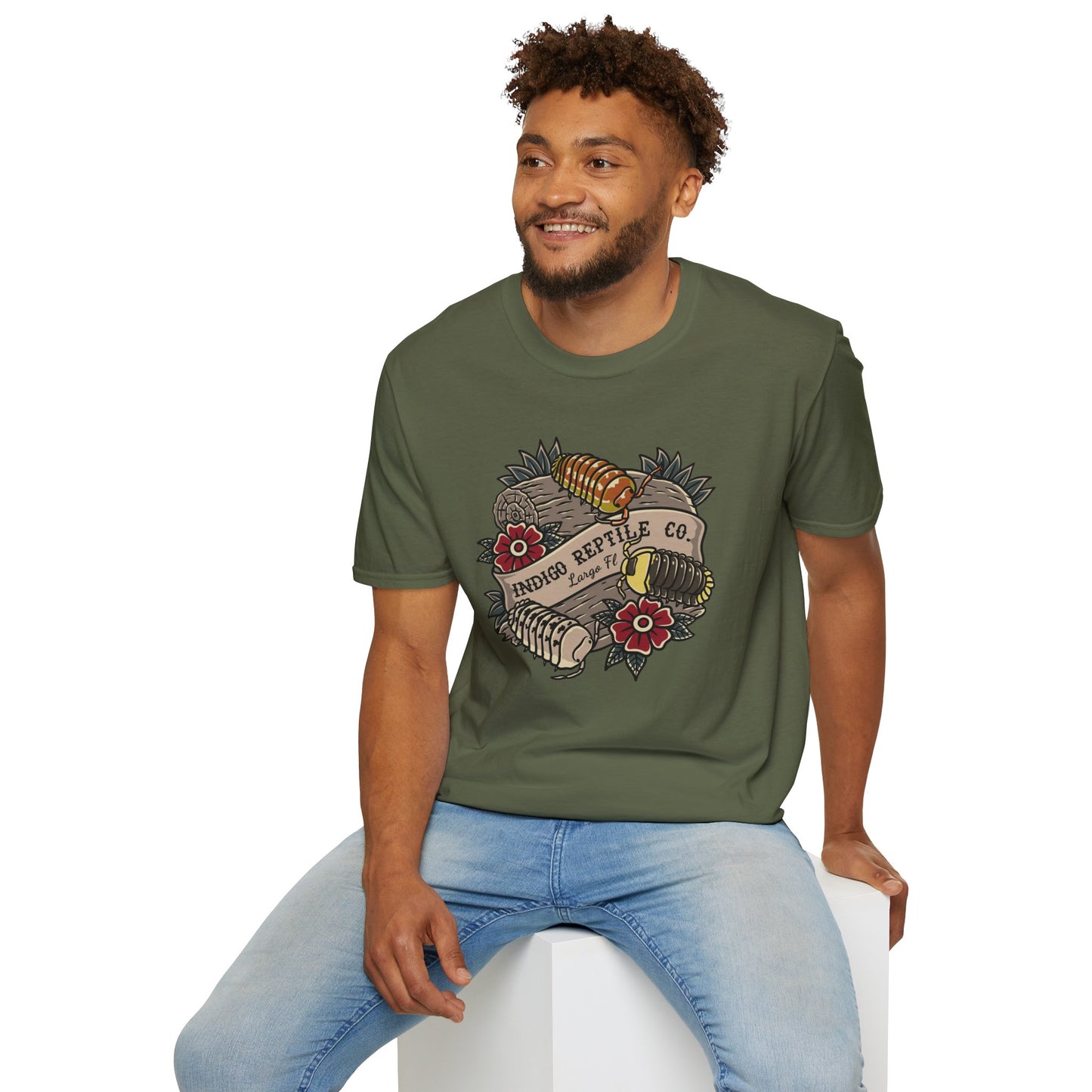 Indigo Reptile Co. Isopod Design T-Shirt