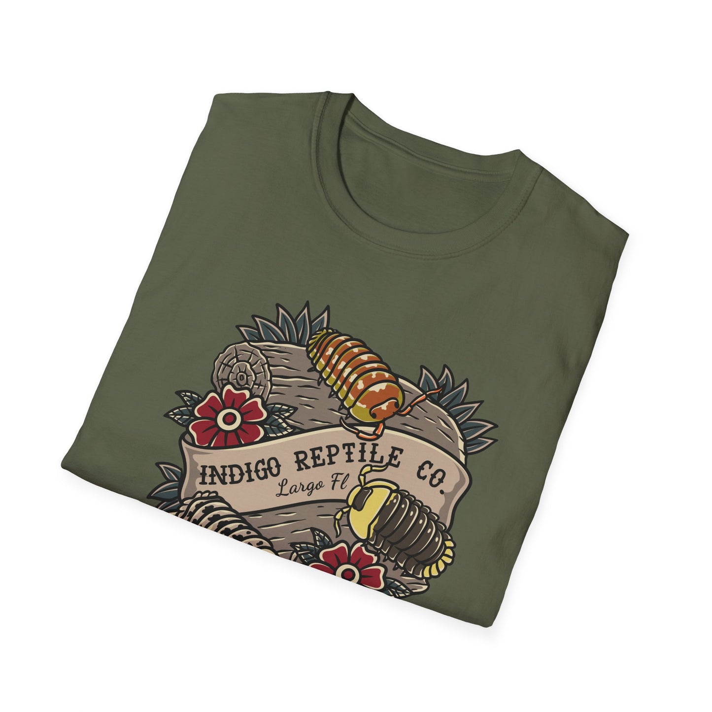 Indigo Reptile Co. Isopod Design T-Shirt