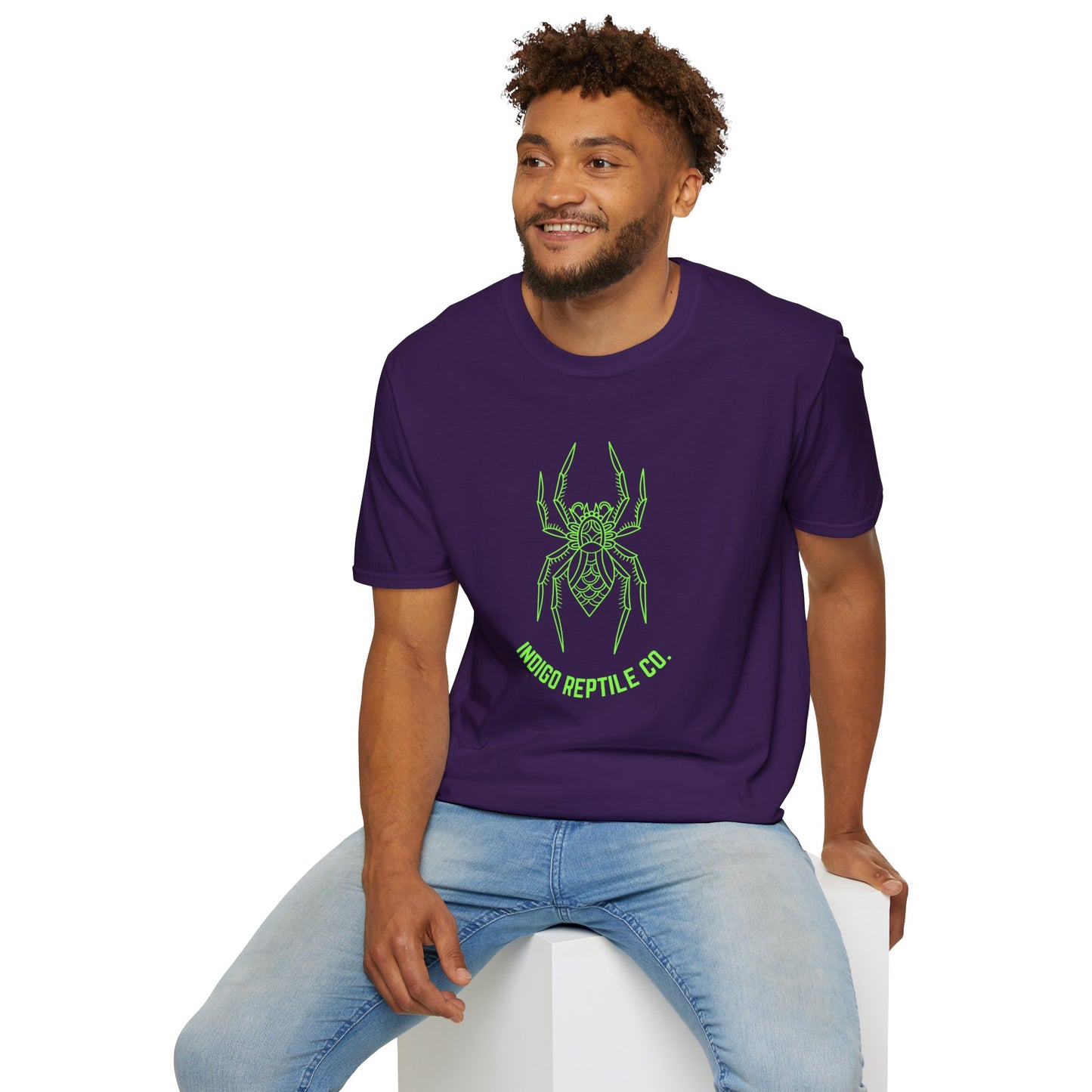 Adult - Unisex Tee - Green Tarantula
