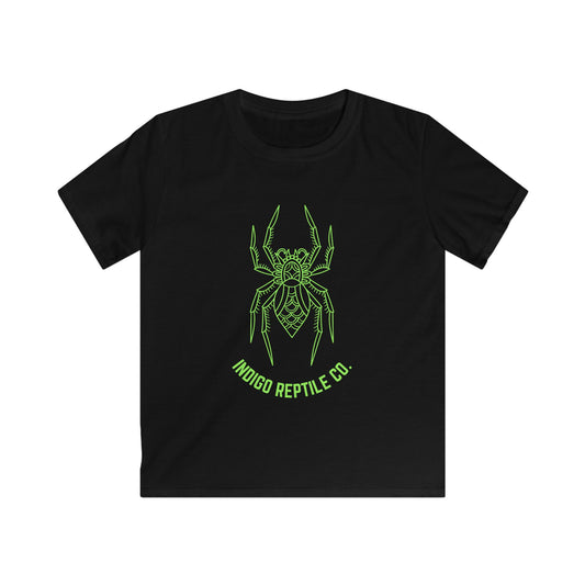 Kids Tee - Indigo Reptile Co - Green Tarantula