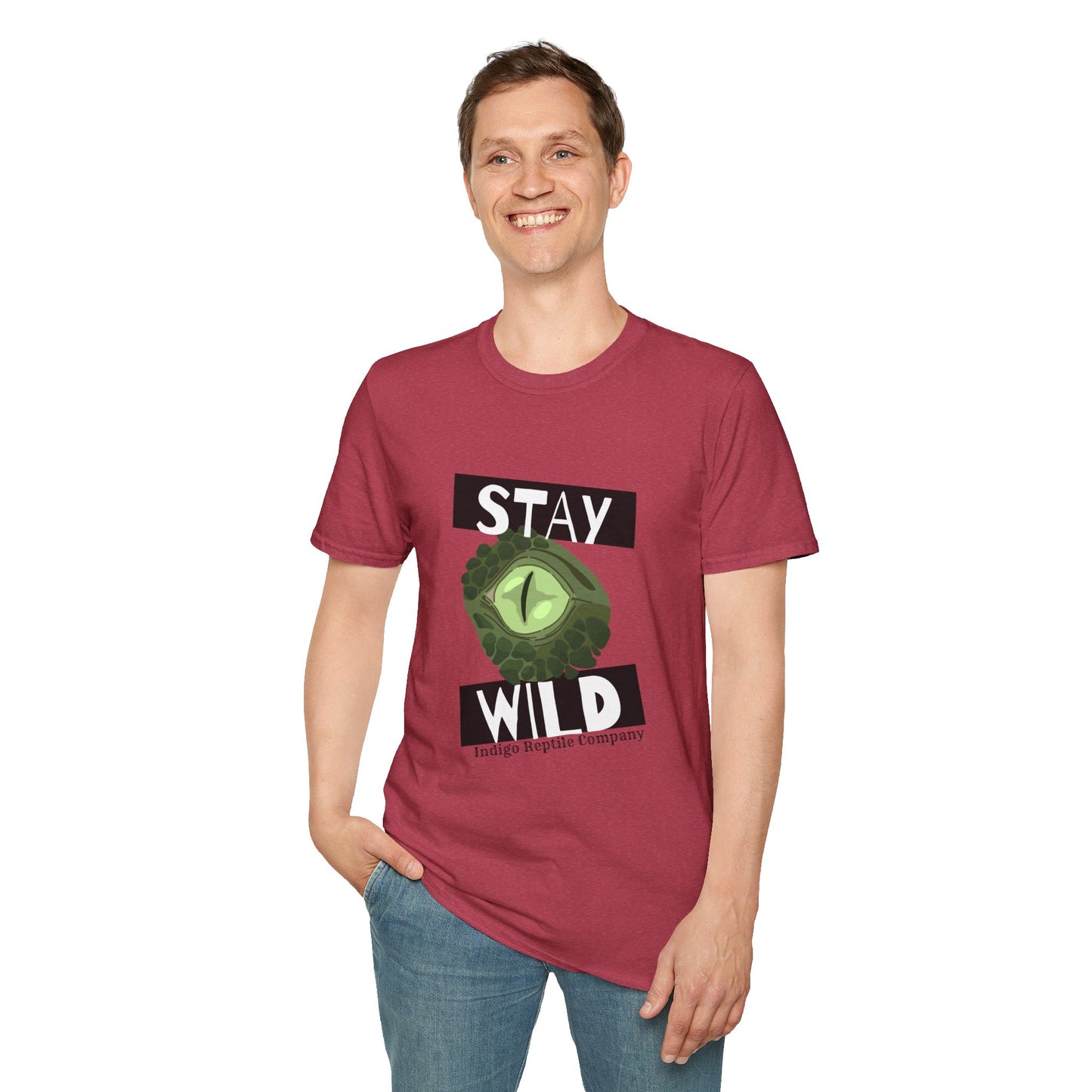 Adult - Unisex Tee - Stay Wild Reptile