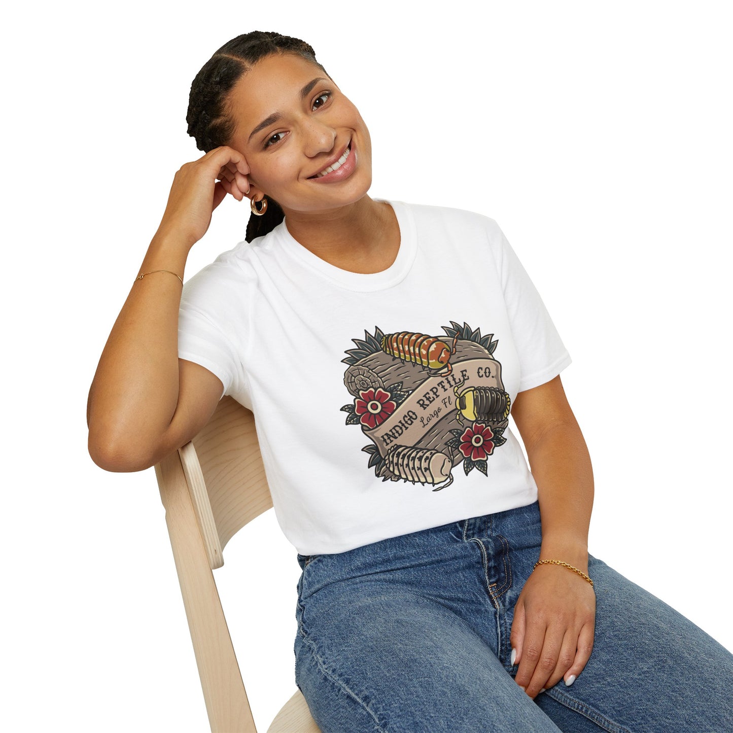 Indigo Reptile Co. Isopod Design T-Shirt
