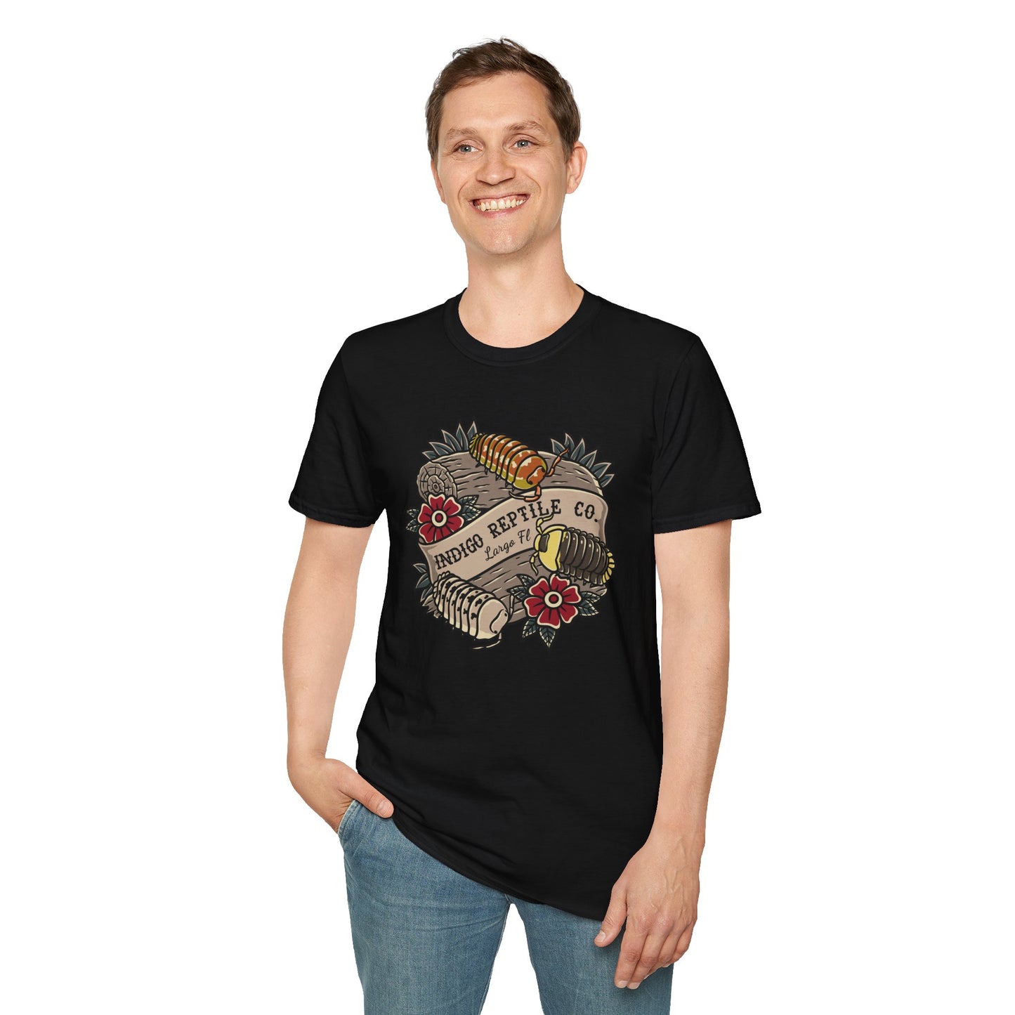 Indigo Reptile Co. Isopod Design T-Shirt