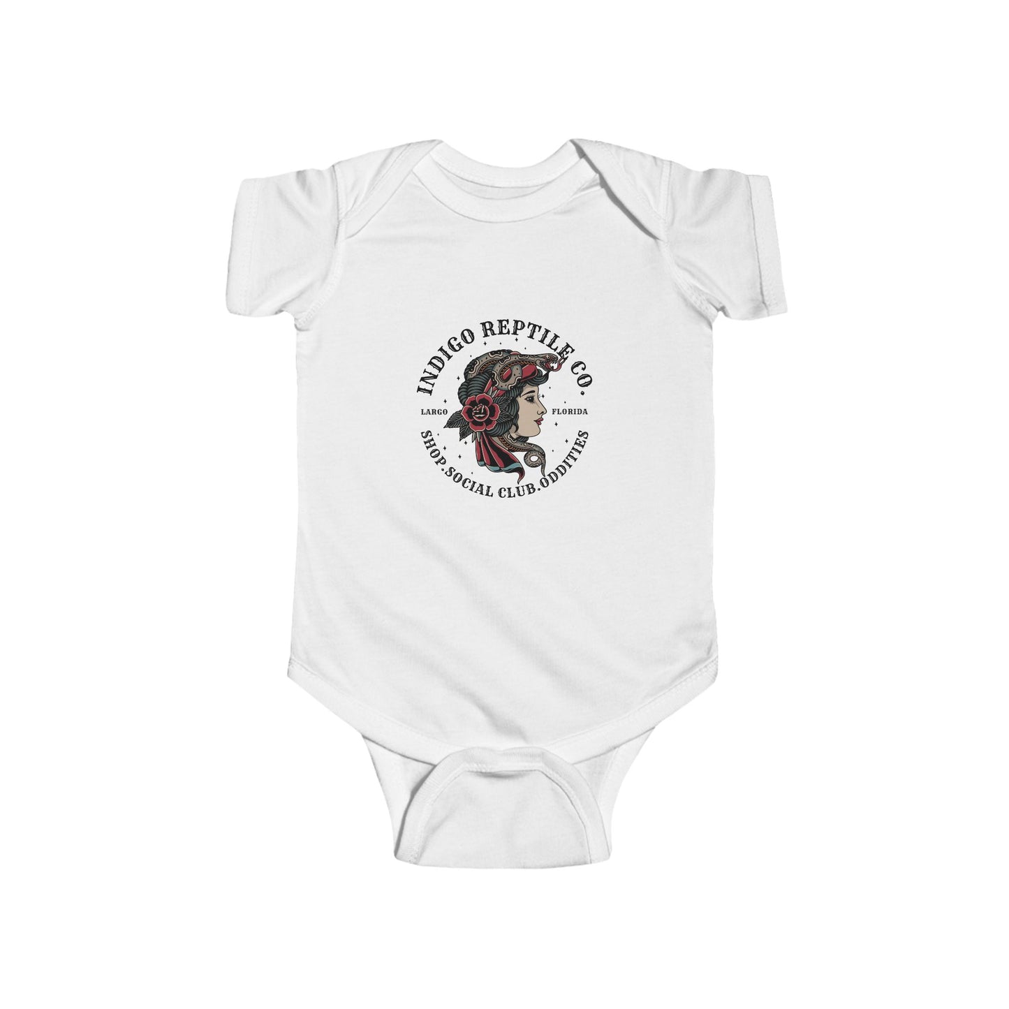 Onesie - Indigo Reptile Co. logo