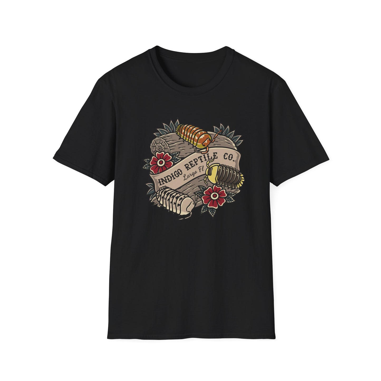 Indigo Reptile Co. Isopod Design T-Shirt
