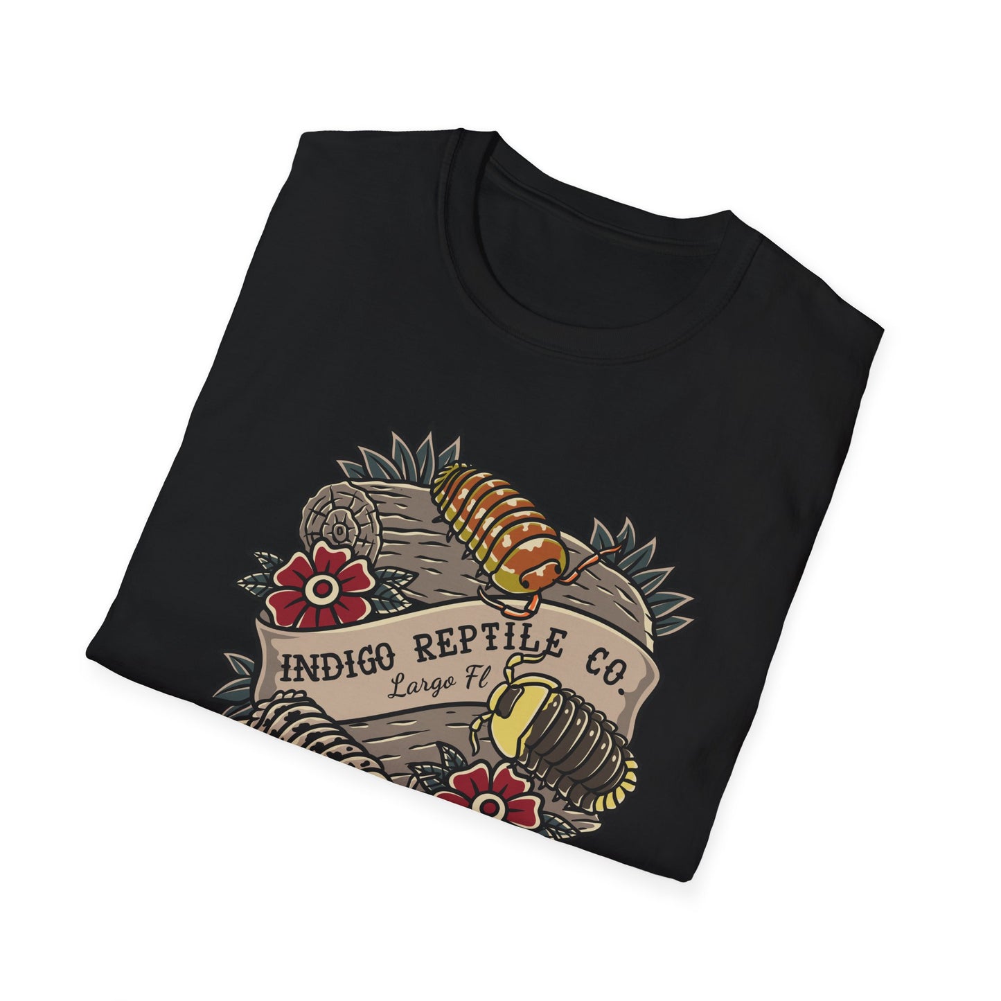 Indigo Reptile Co. Isopod Design T-Shirt