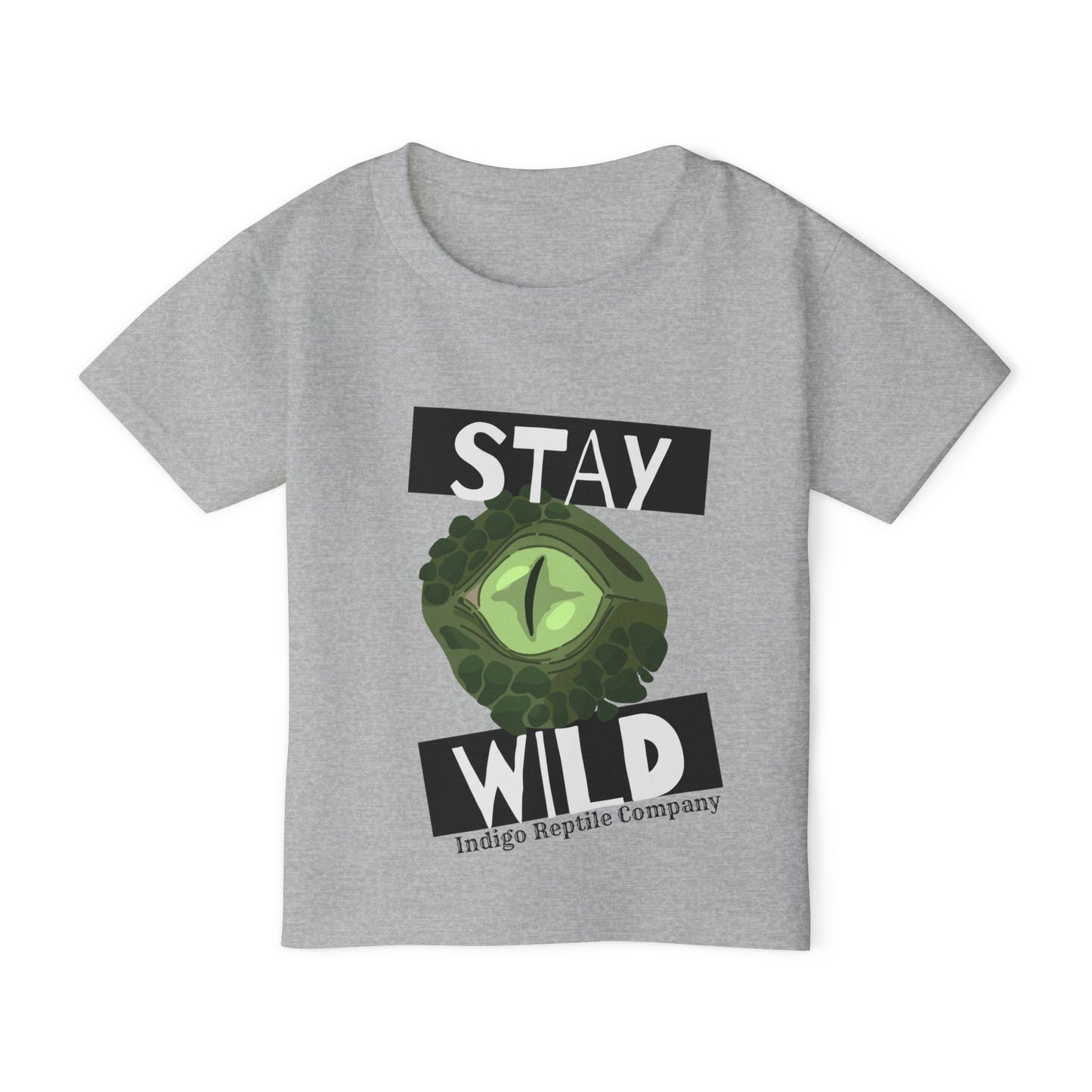 Toddler Tee - Indigo Reptile Co. - Stay Wild Shirt for Reptile Lovers
