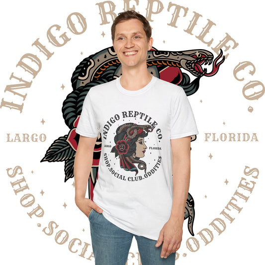 Indigo Reptile Company - Logo Girl Shirt - White