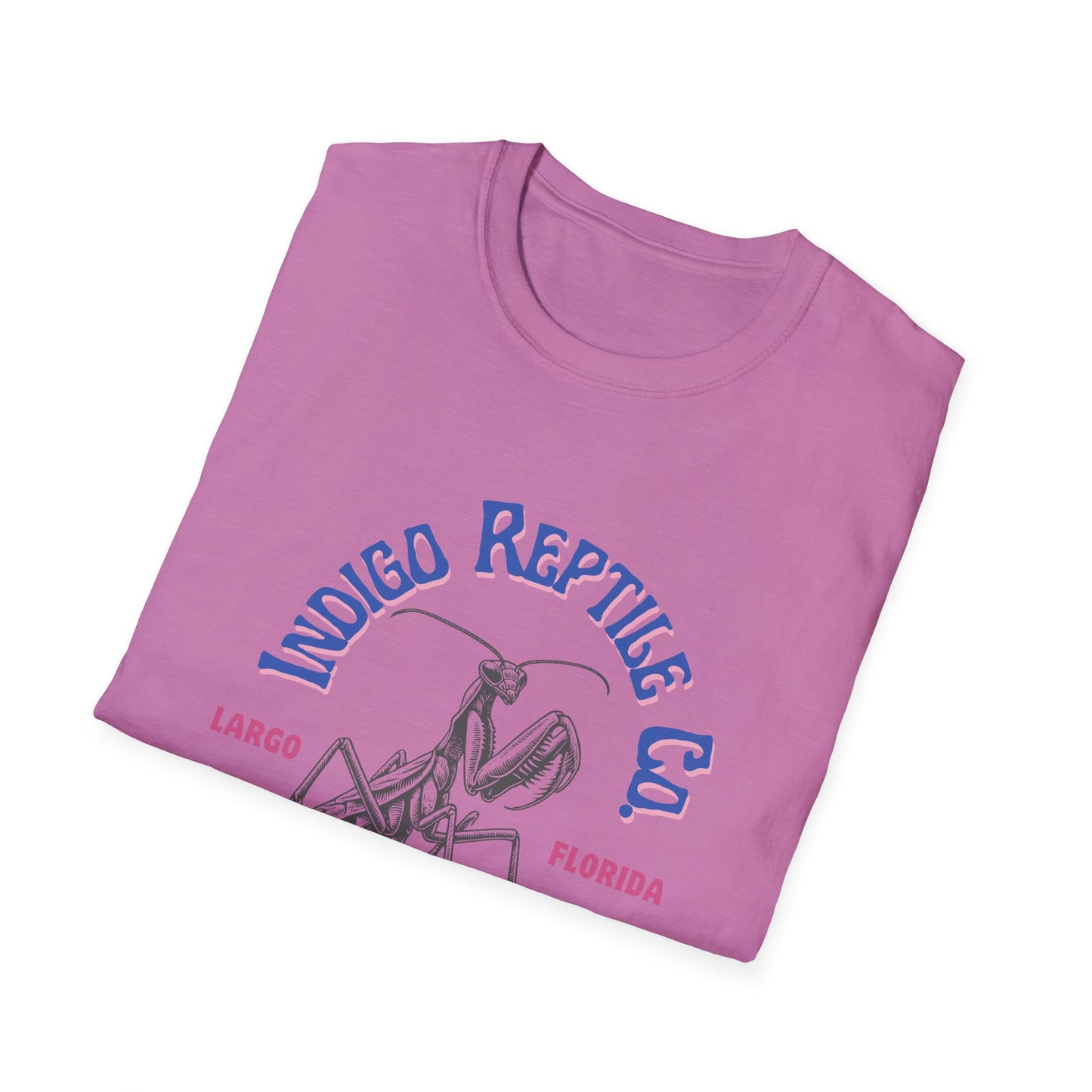 Unisex T-Shirt Indigo Reptile Co Stay Wild Praying Mantis Tee