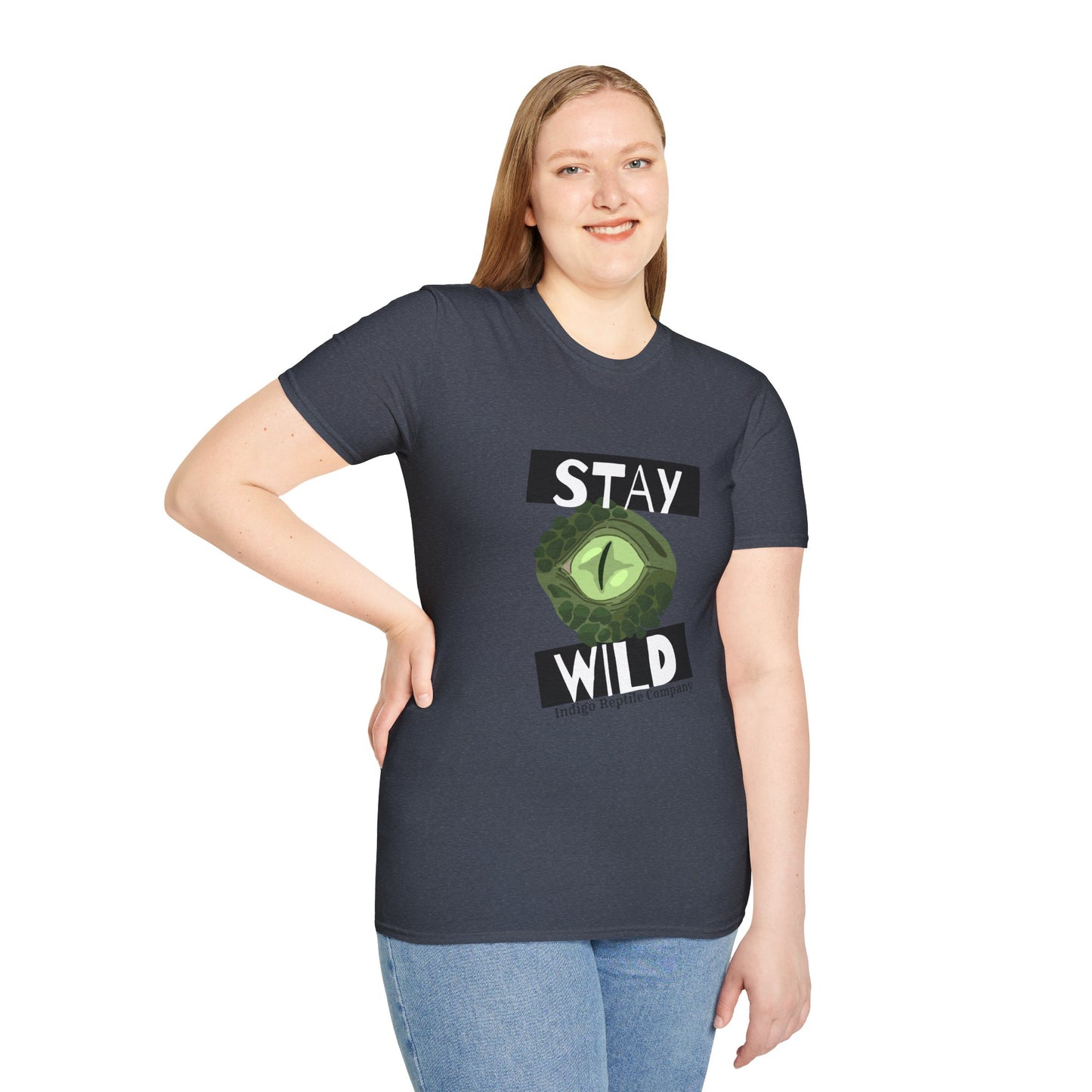 Adult - Unisex Tee - Stay Wild Reptile