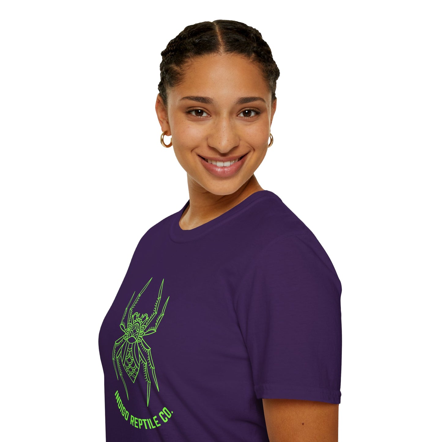 Adult - Unisex Tee - Green Tarantula