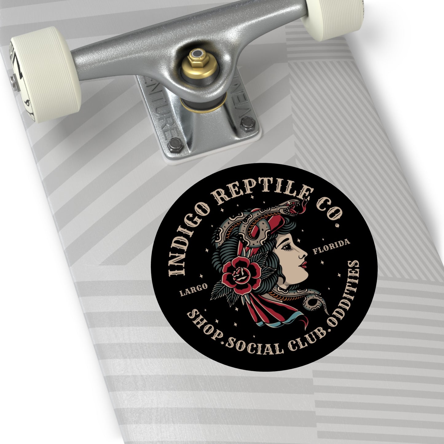 Vinyl Stickers - Indigo Reptile Company Logo