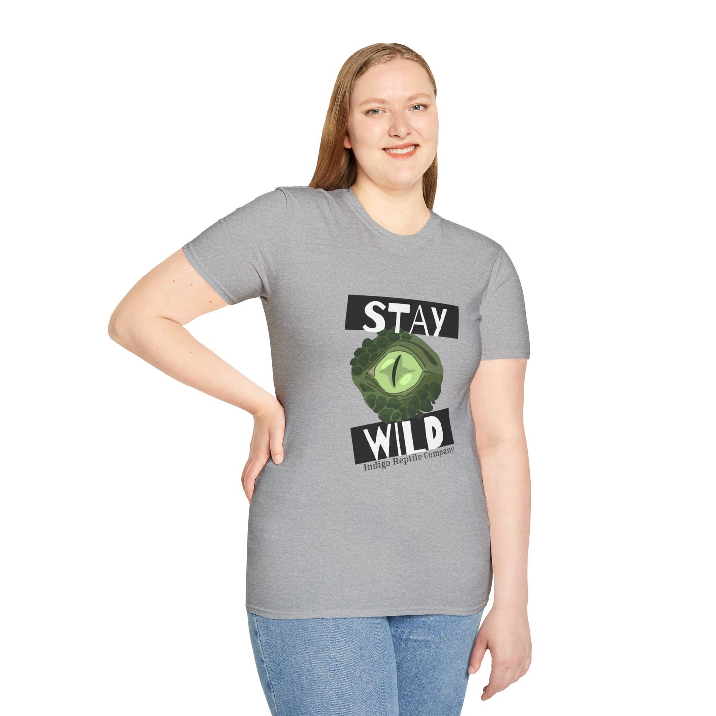 Adult - Unisex Tee - Stay Wild Reptile