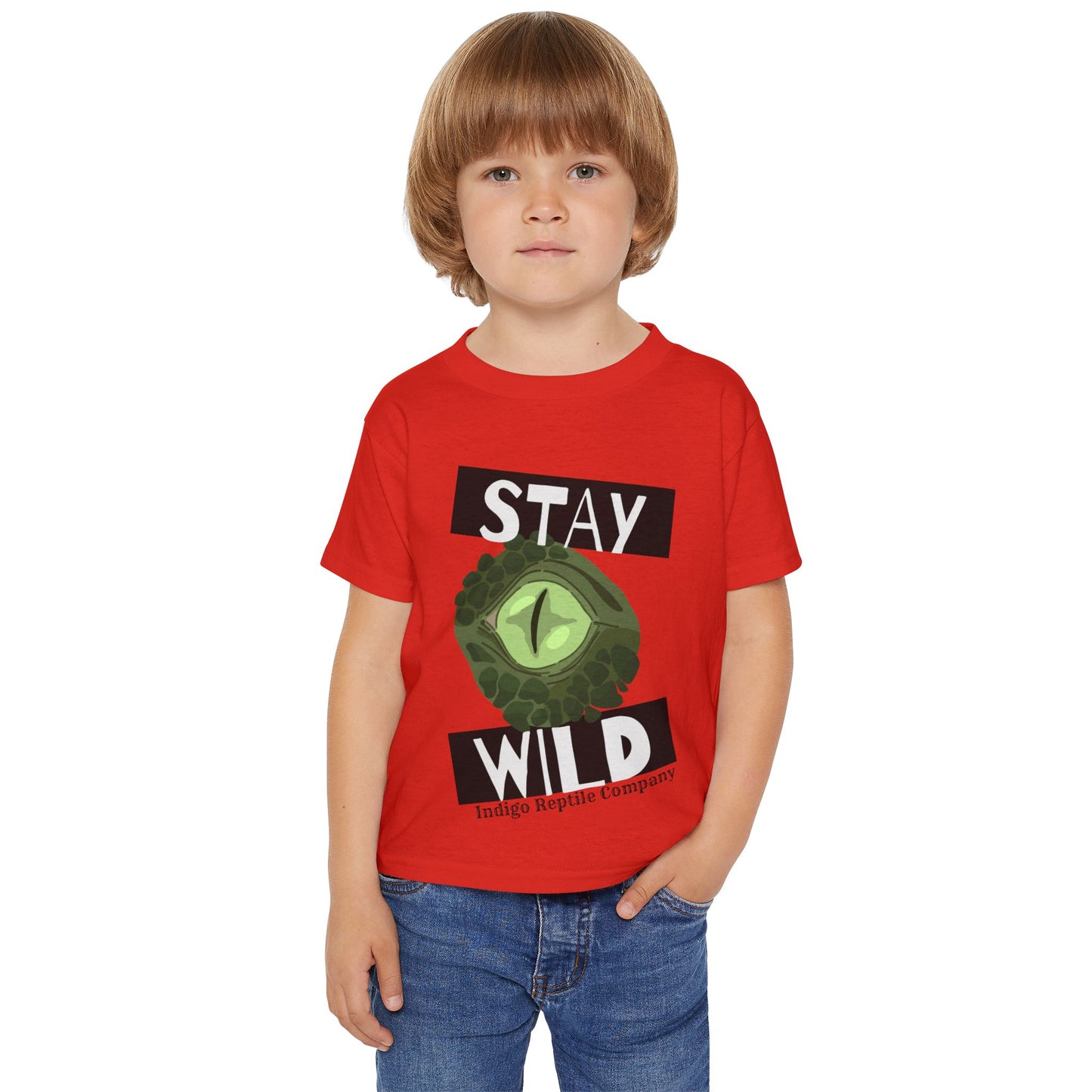 Toddler Tee - Indigo Reptile Co. - Stay Wild Shirt for Reptile Lovers