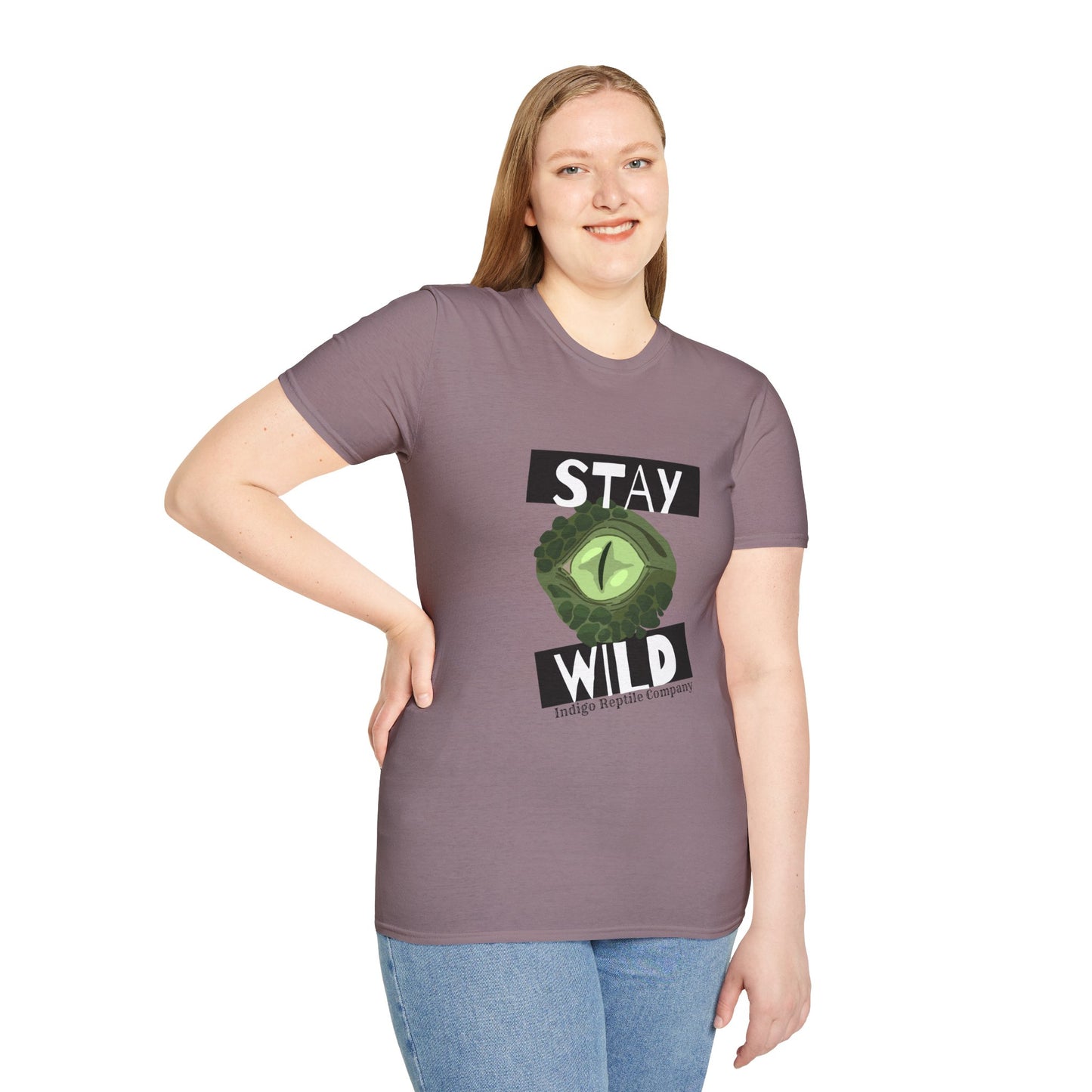 Adult - Unisex Tee - Stay Wild Reptile