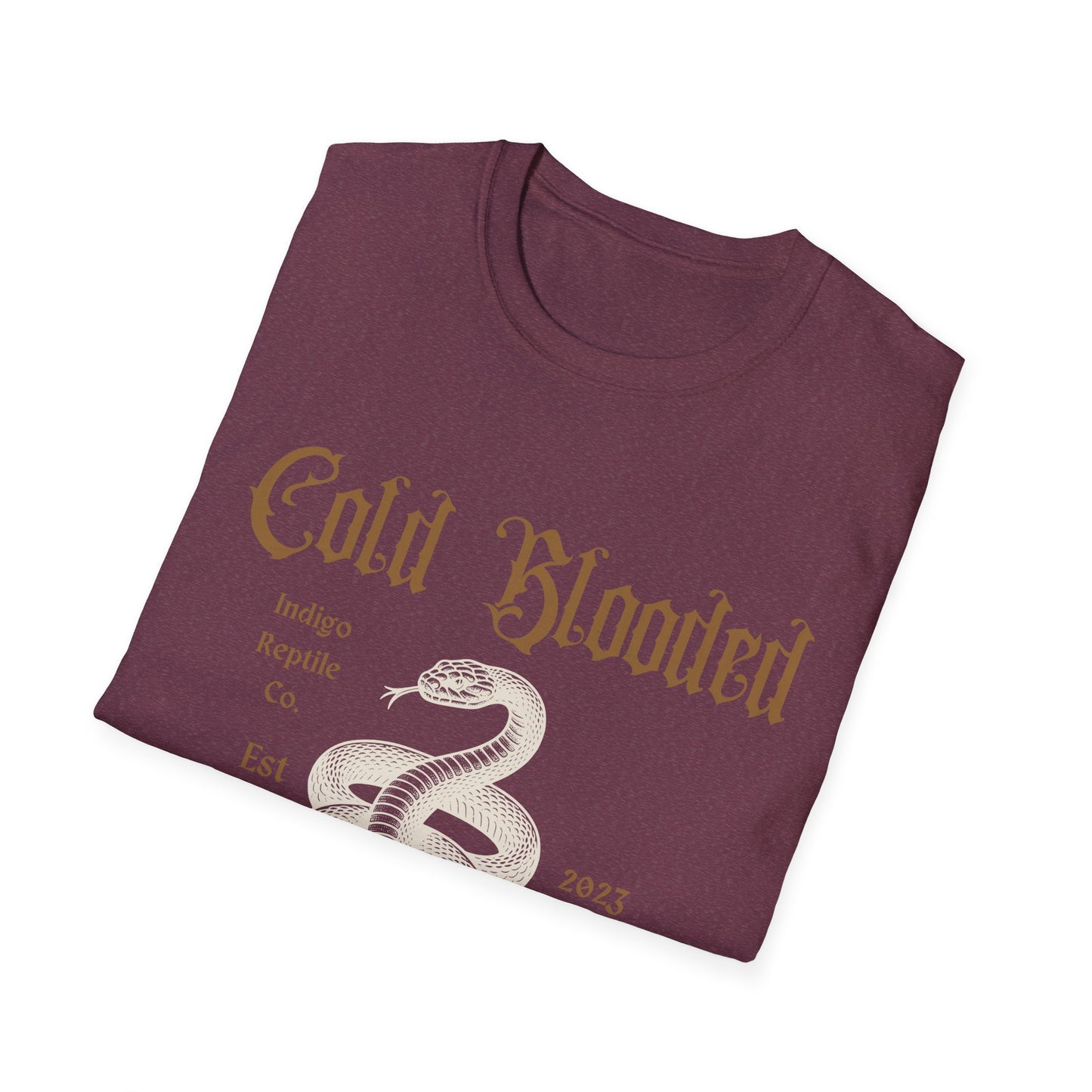 Adult - Unisex Tee - Indigo Reptile Co. - Cold Blooded Crew