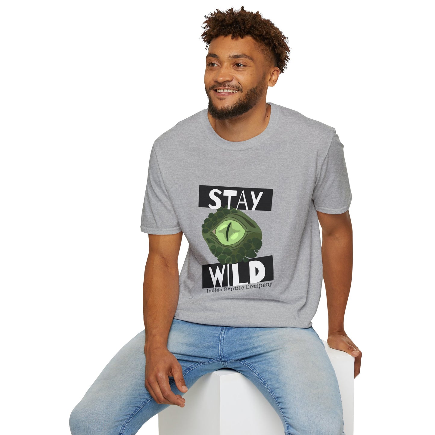 Adult - Unisex Tee - Stay Wild Reptile