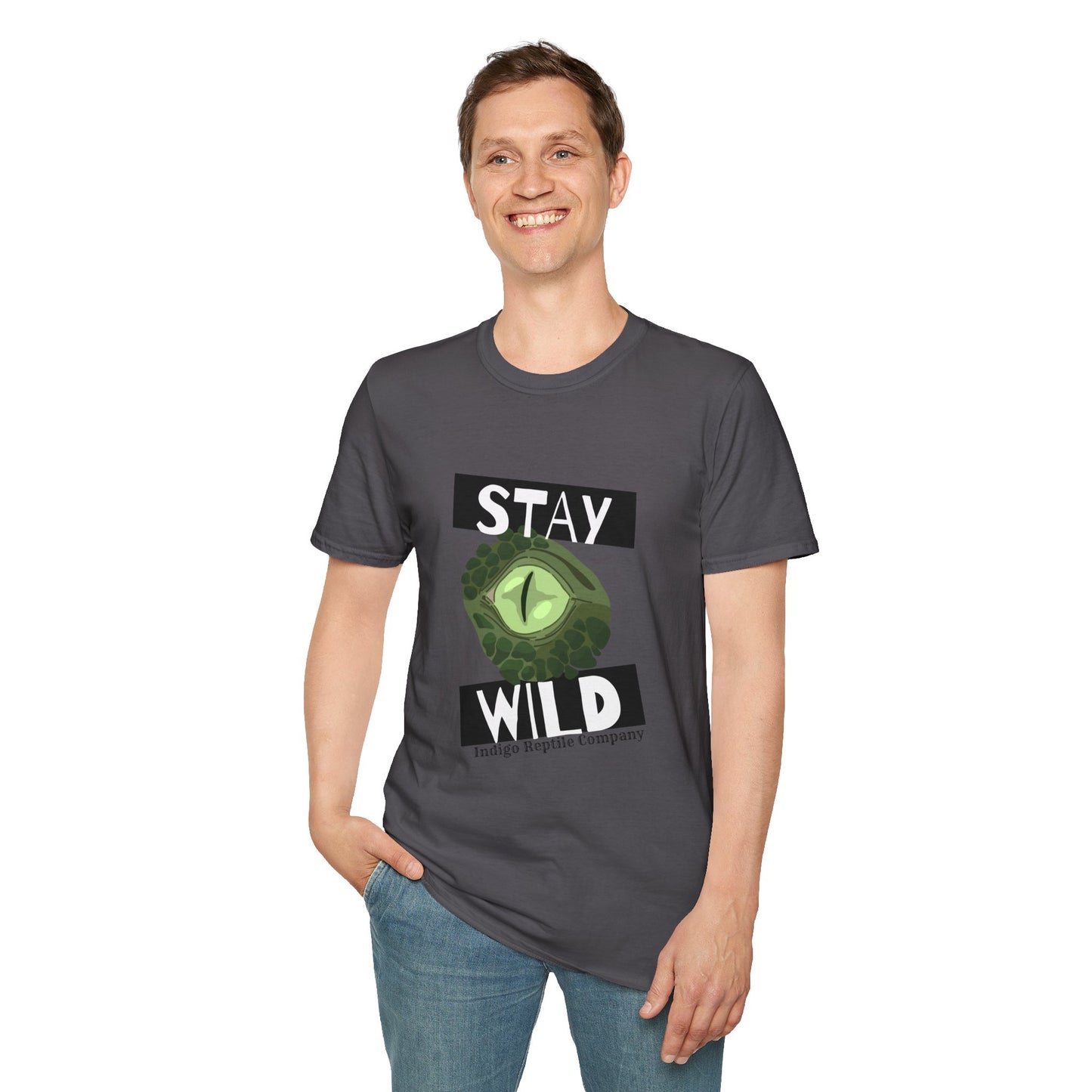 Adult - Unisex Tee - Stay Wild Reptile