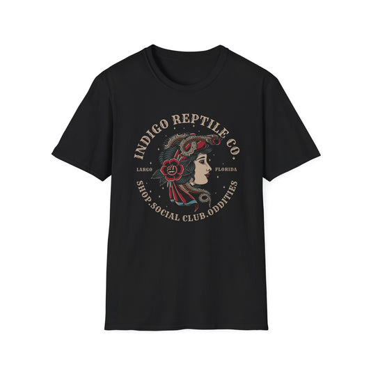 Indigo Reptile Co - Traditional Ink Logo Tee