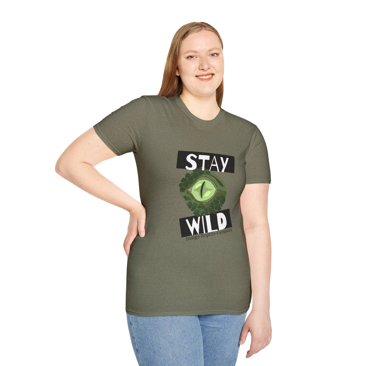 Adult - Unisex Tee - Stay Wild Reptile