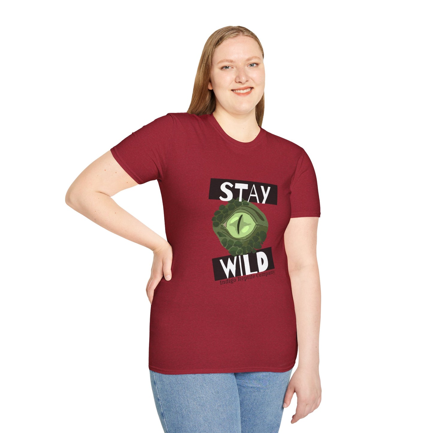 Adult - Unisex Tee - Stay Wild Reptile