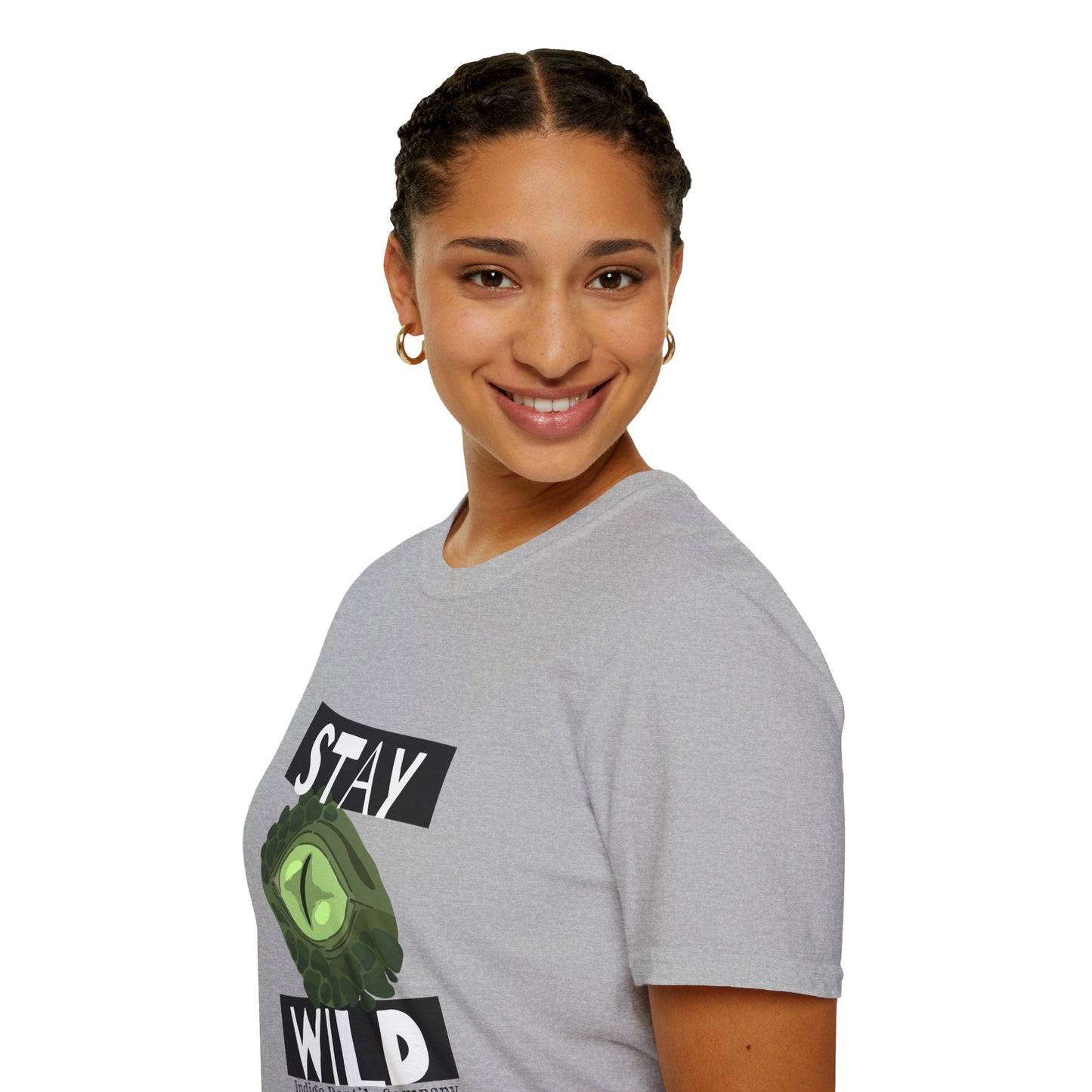 Adult - Unisex Tee - Stay Wild Reptile