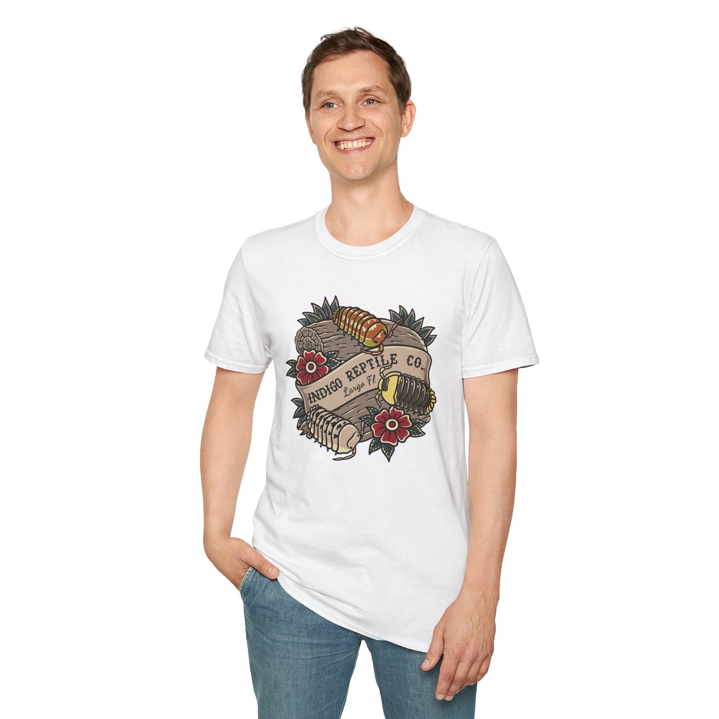 Indigo Reptile Co. Isopod Design T-Shirt