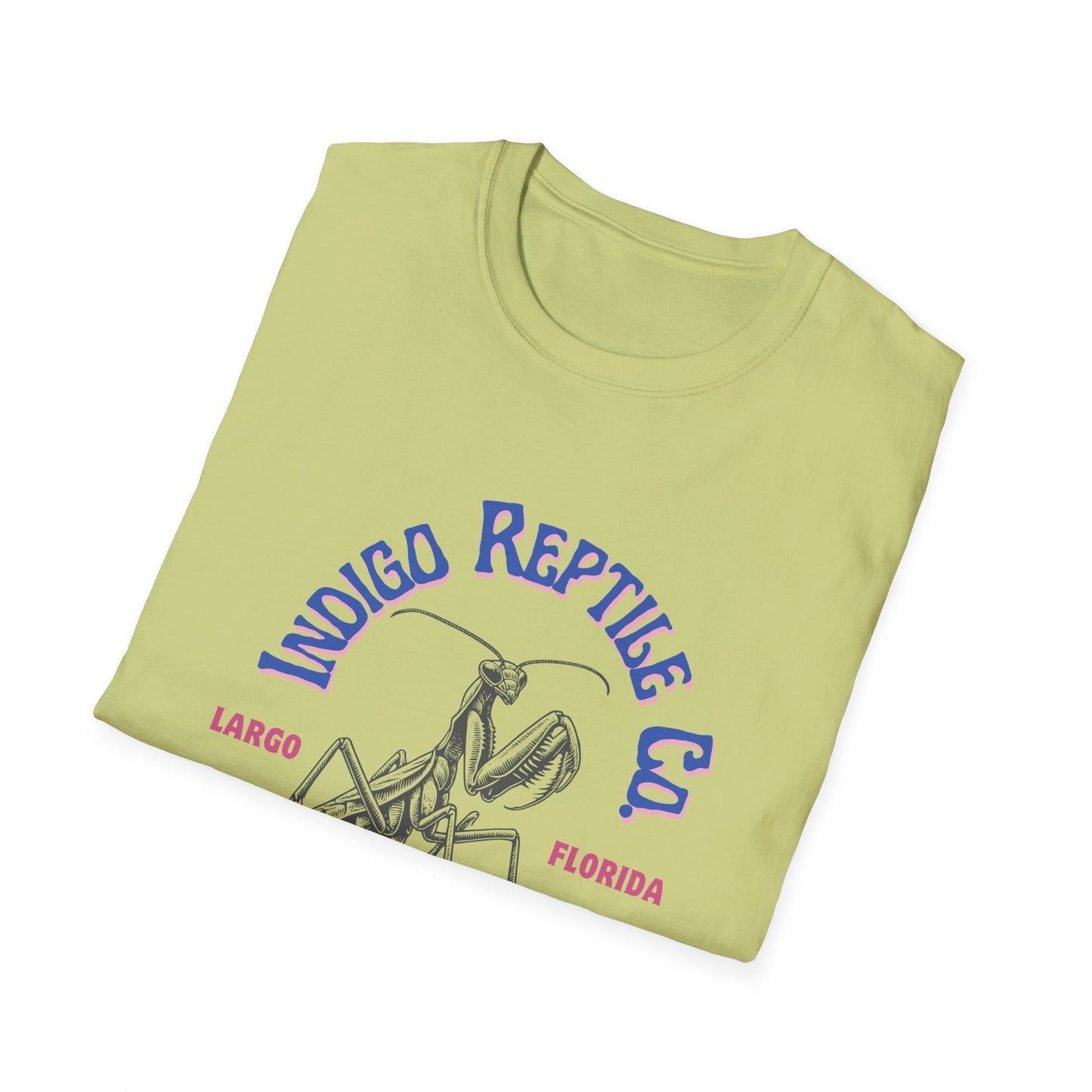 Unisex T-Shirt Indigo Reptile Co Stay Wild Praying Mantis Tee