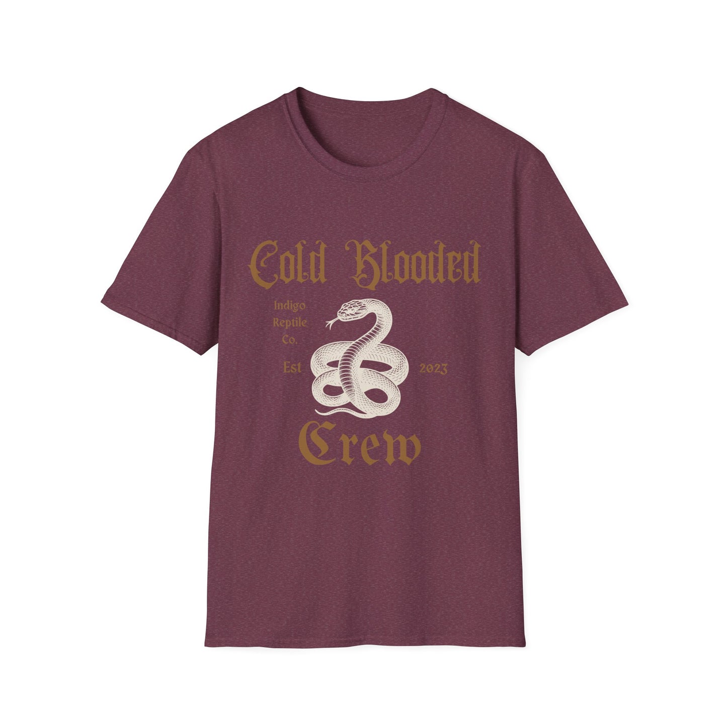 Adult - Unisex Tee - Indigo Reptile Co. - Cold Blooded Crew
