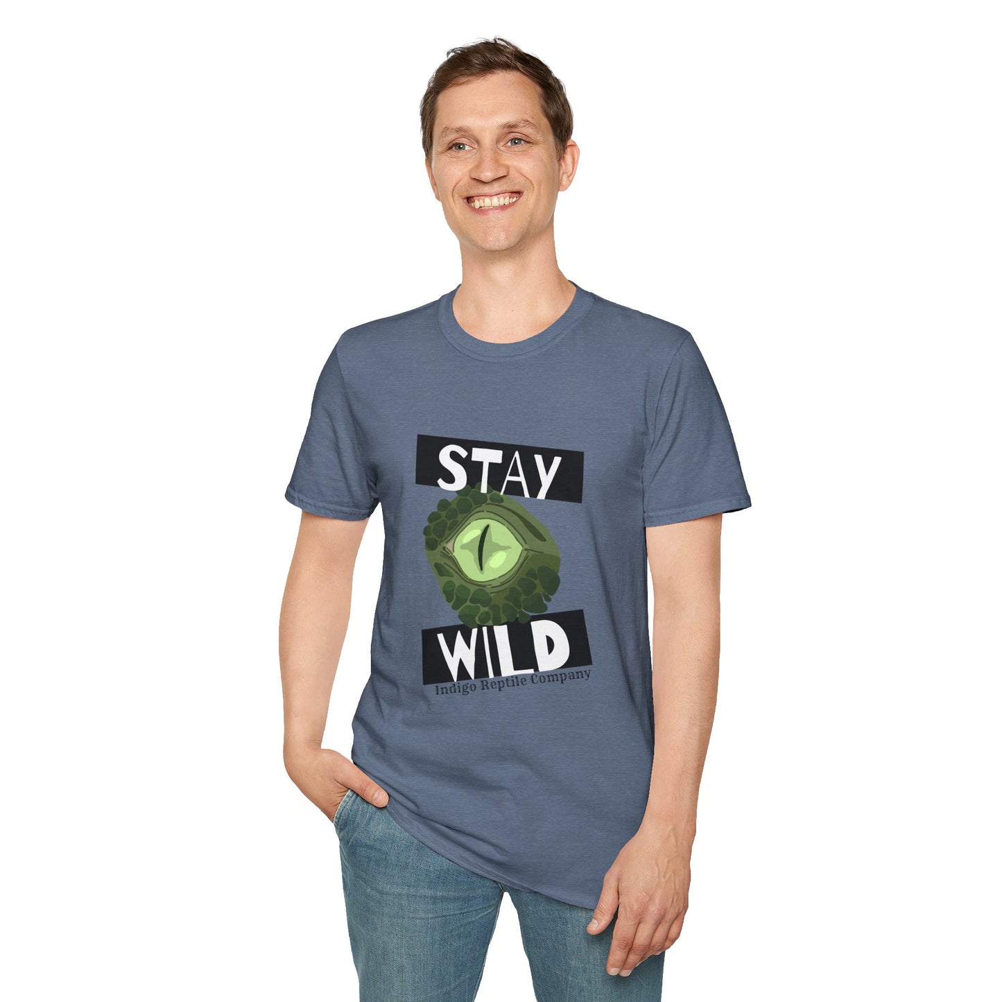 Adult - Unisex Tee - Stay Wild Reptile