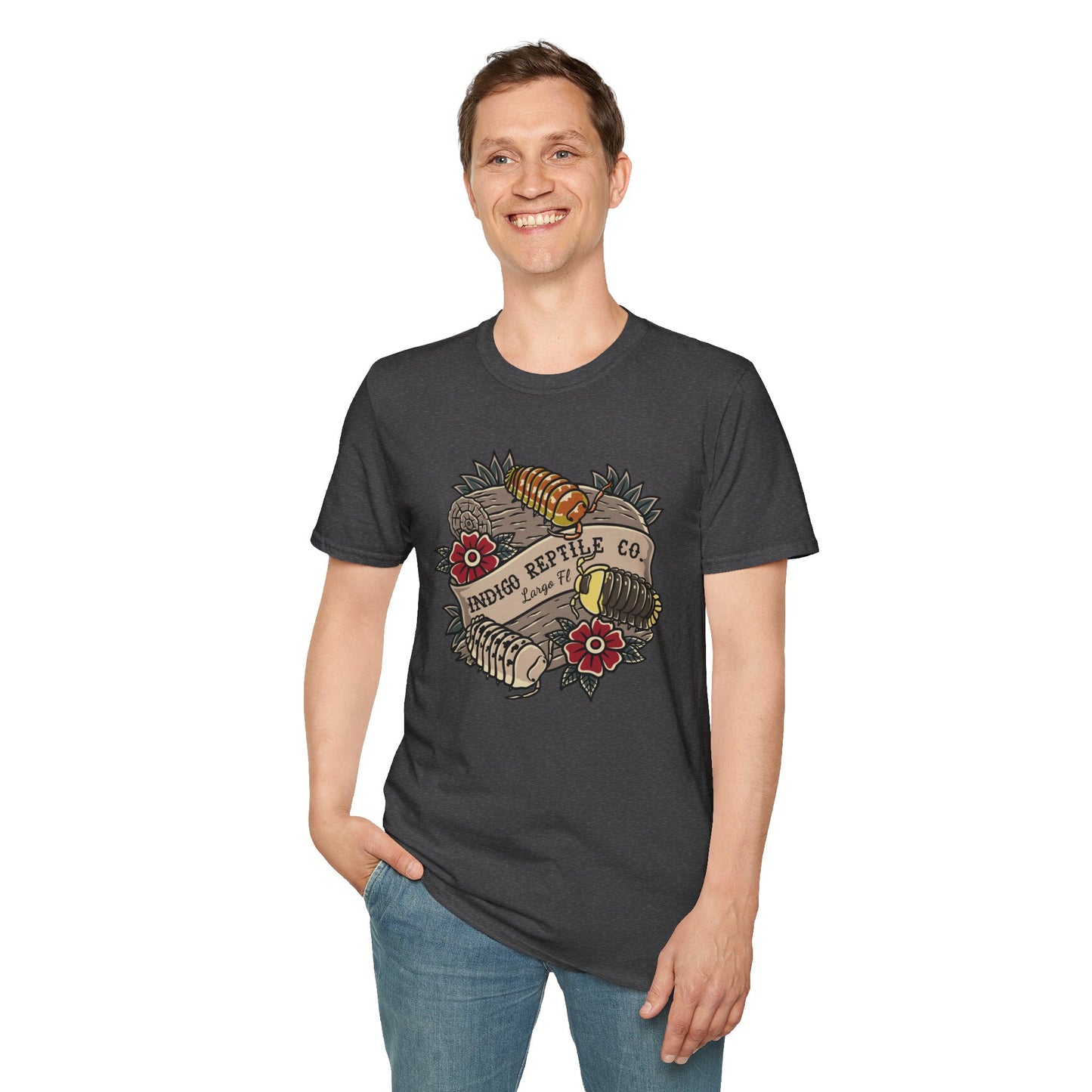 Indigo Reptile Co. Isopod Design T-Shirt