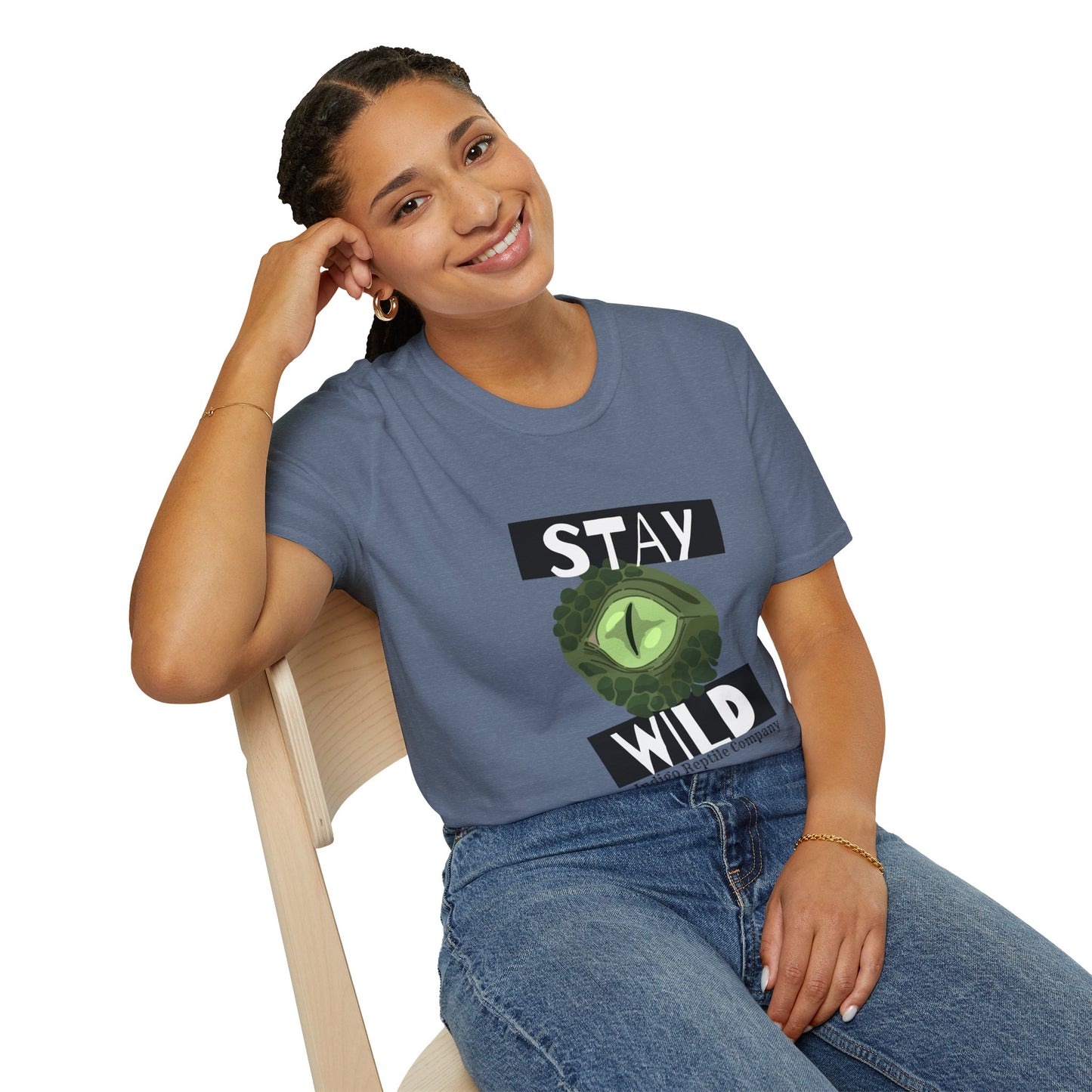 Adult - Unisex Tee - Stay Wild Reptile