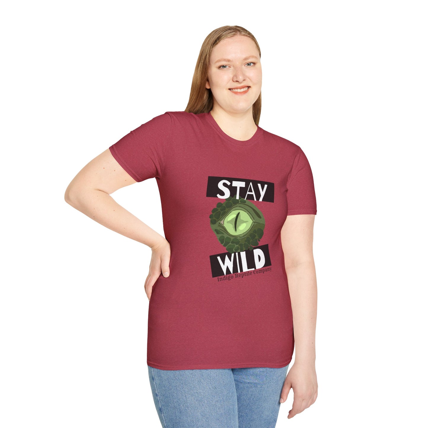 Adult - Unisex Tee - Stay Wild Reptile