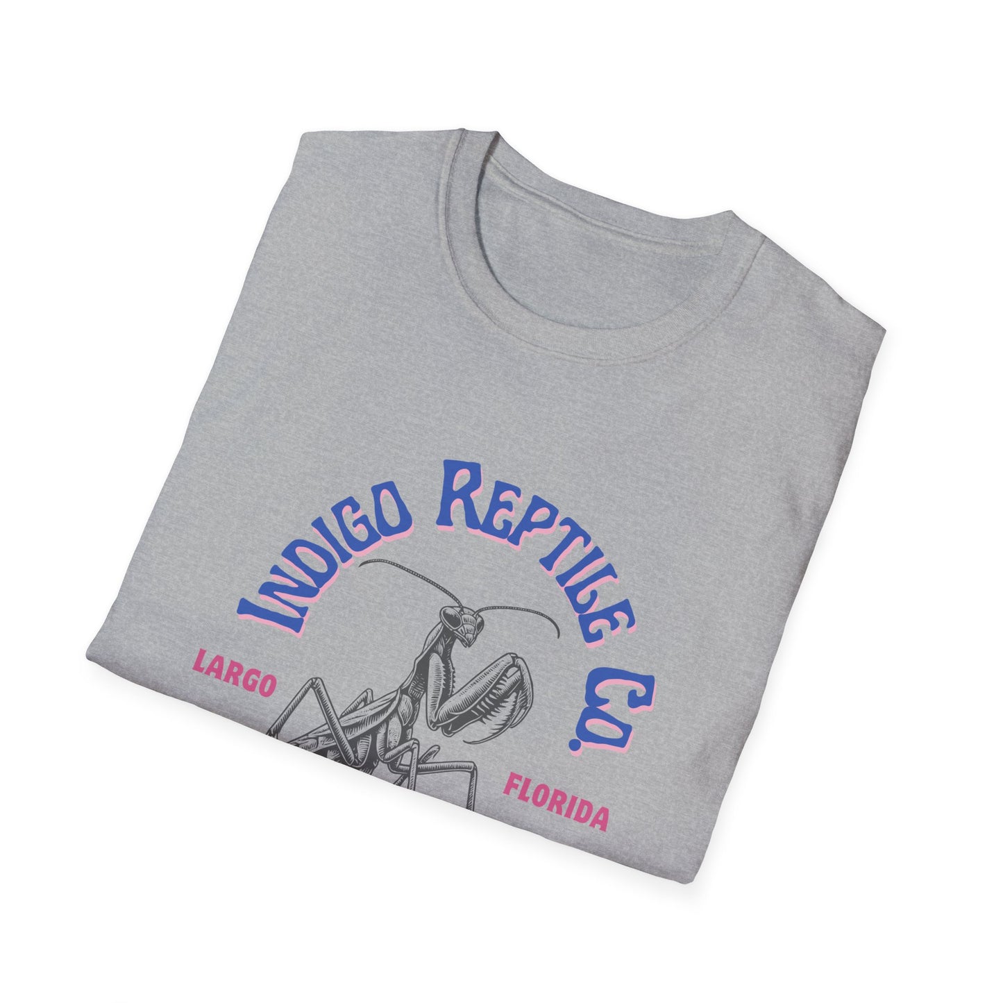 Unisex T-Shirt Indigo Reptile Co Stay Wild Praying Mantis Tee