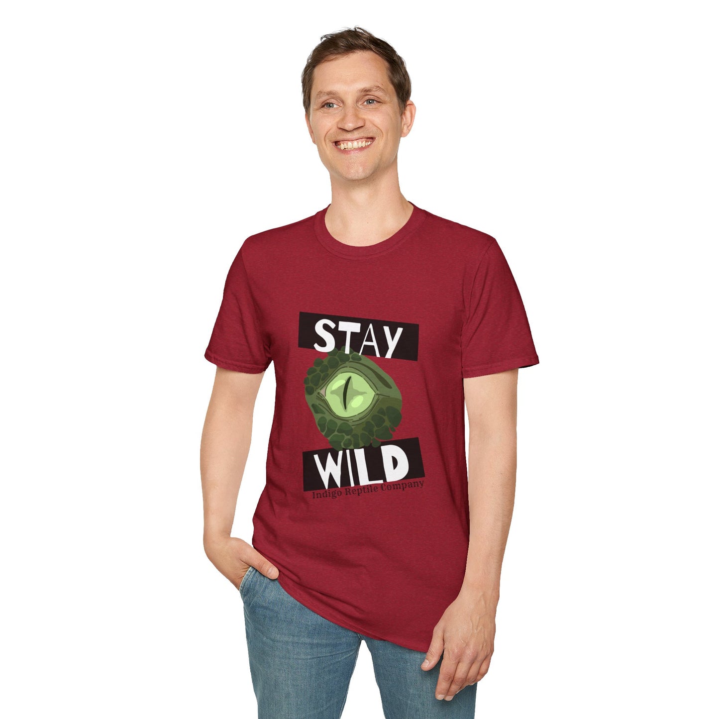 Adult - Unisex Tee - Stay Wild Reptile