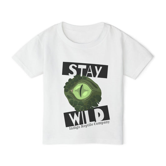 Toddler Tee - Indigo Reptile Co. - Stay Wild Shirt for Reptile Lovers