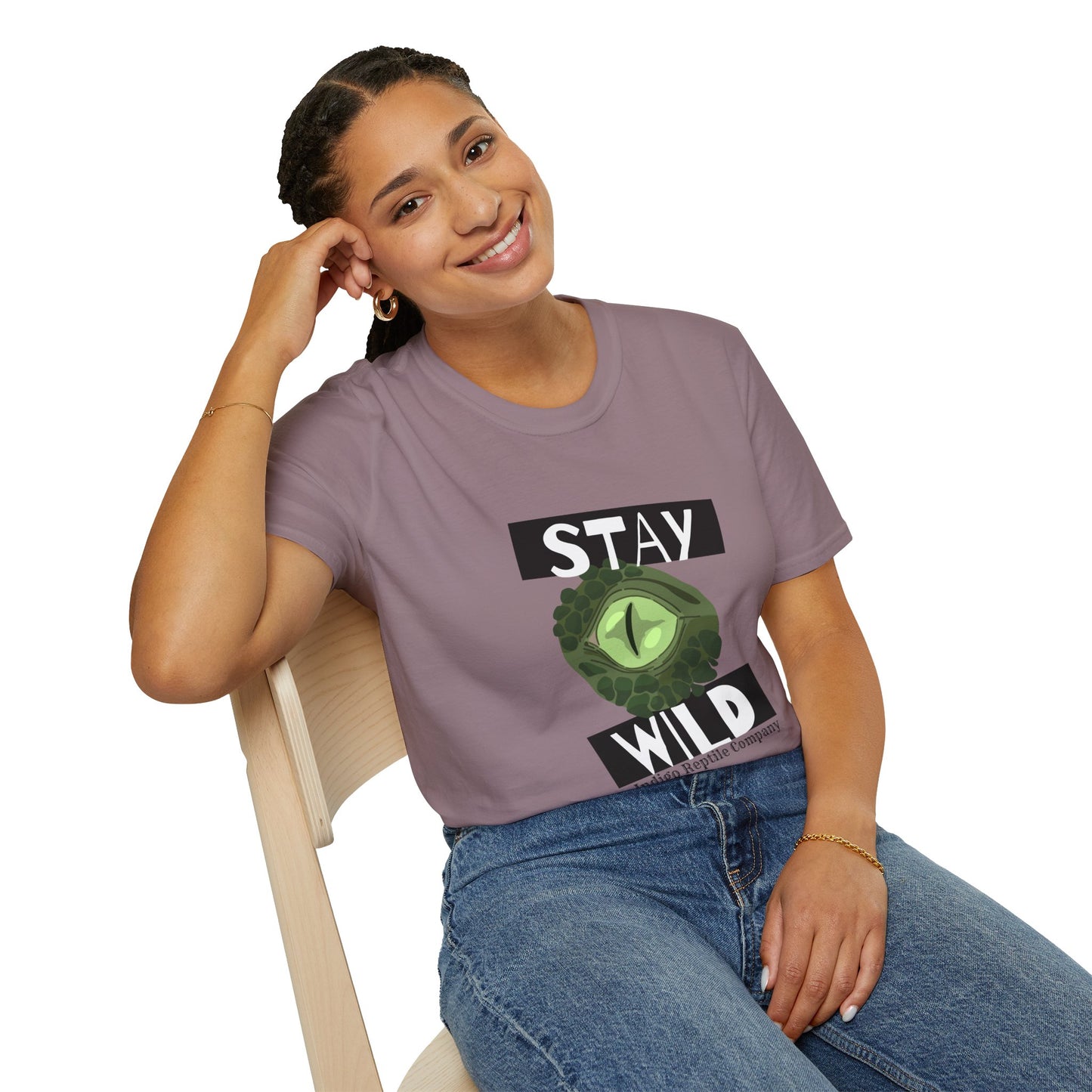 Adult - Unisex Tee - Stay Wild Reptile
