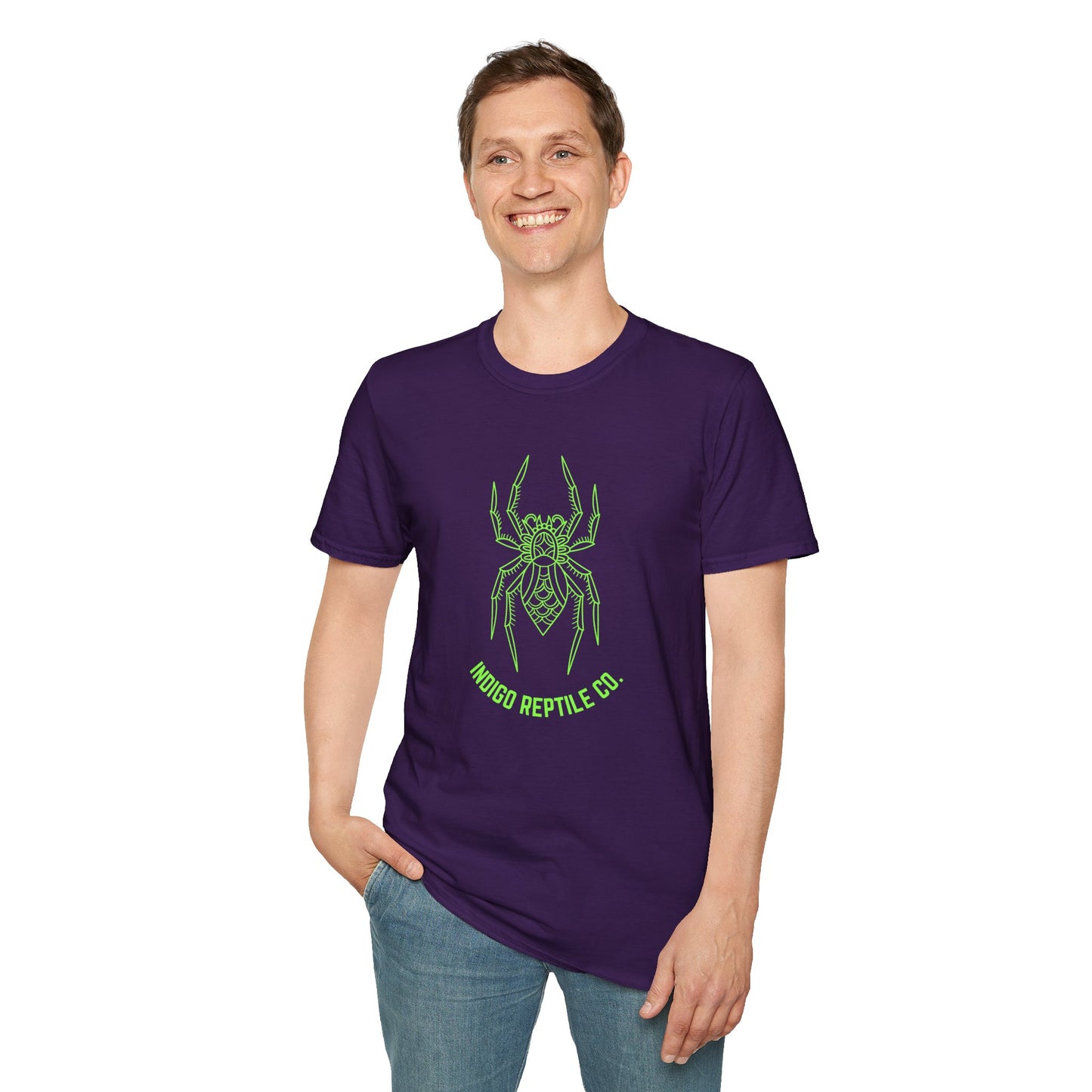 Adult - Unisex Tee - Green Tarantula