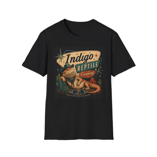 Indigo Reptile Company T-Shirt — Vintage Western Bearded Dragon Tee