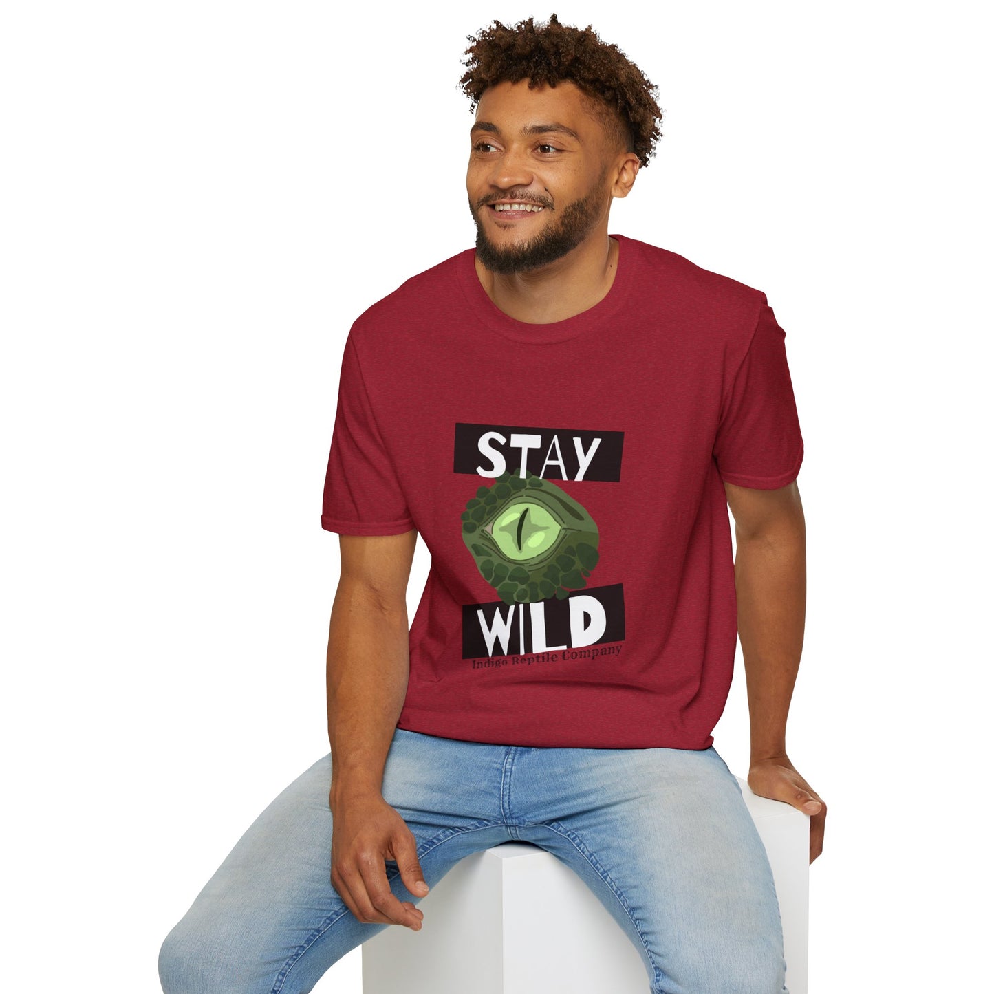 Adult - Unisex Tee - Stay Wild Reptile