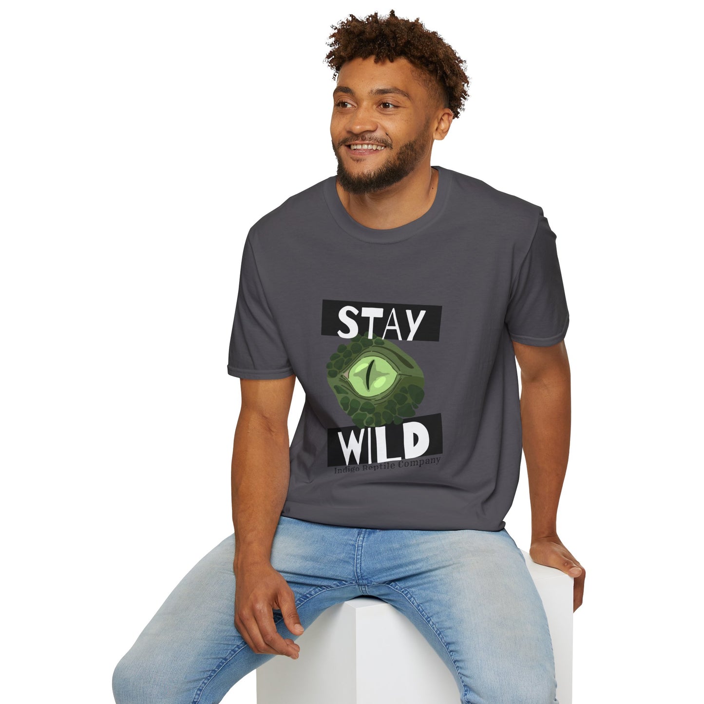 Adult - Unisex Tee - Stay Wild Reptile