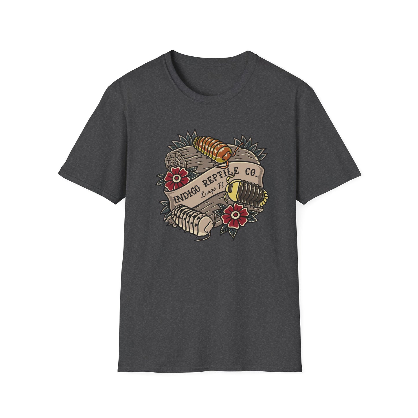 Indigo Reptile Co. Isopod Design T-Shirt