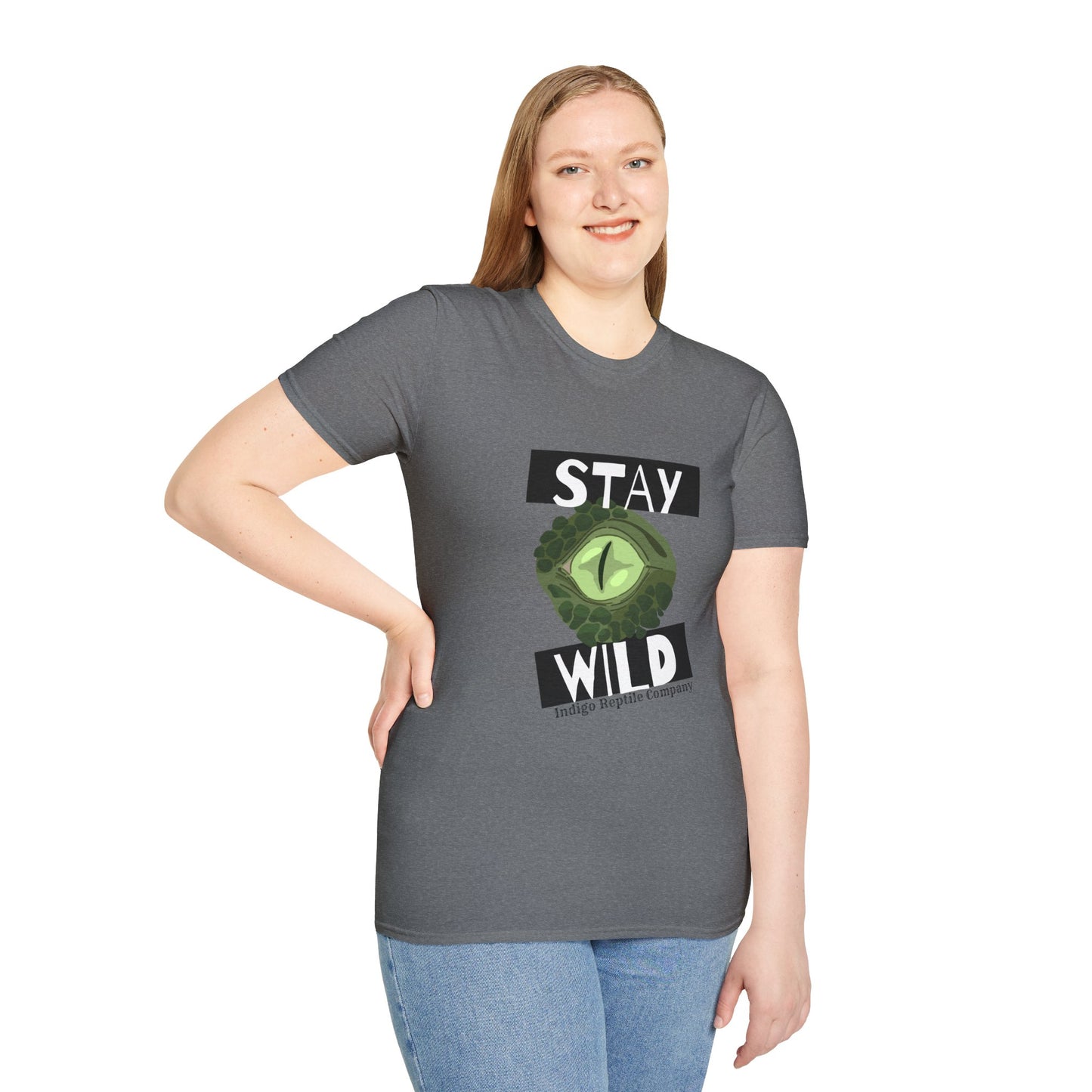 Adult - Unisex Tee - Stay Wild Reptile