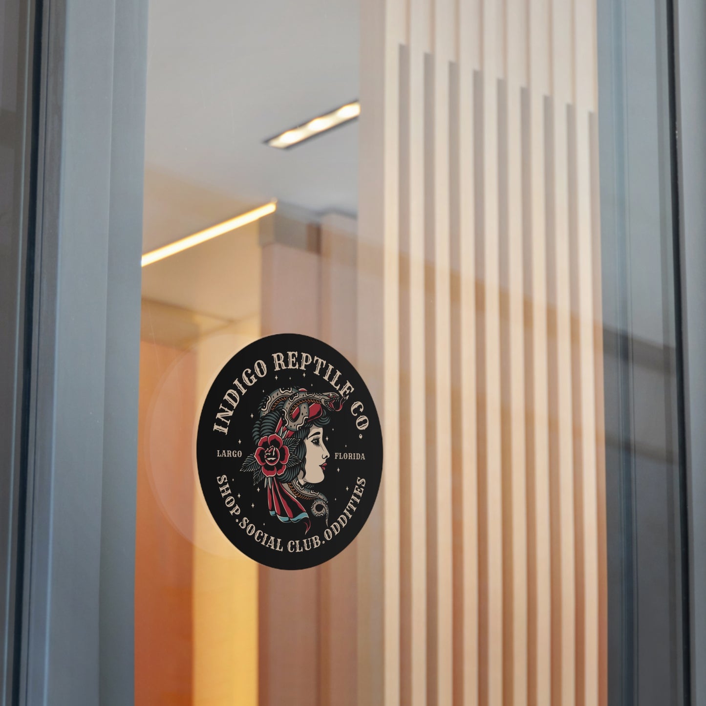 Vinyl Stickers - Indigo Reptile Company Logo