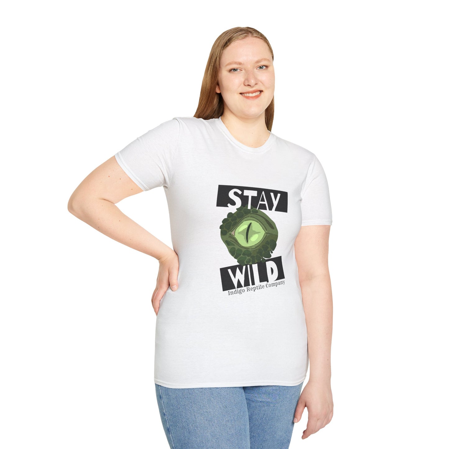Adult - Unisex Tee - Stay Wild Reptile