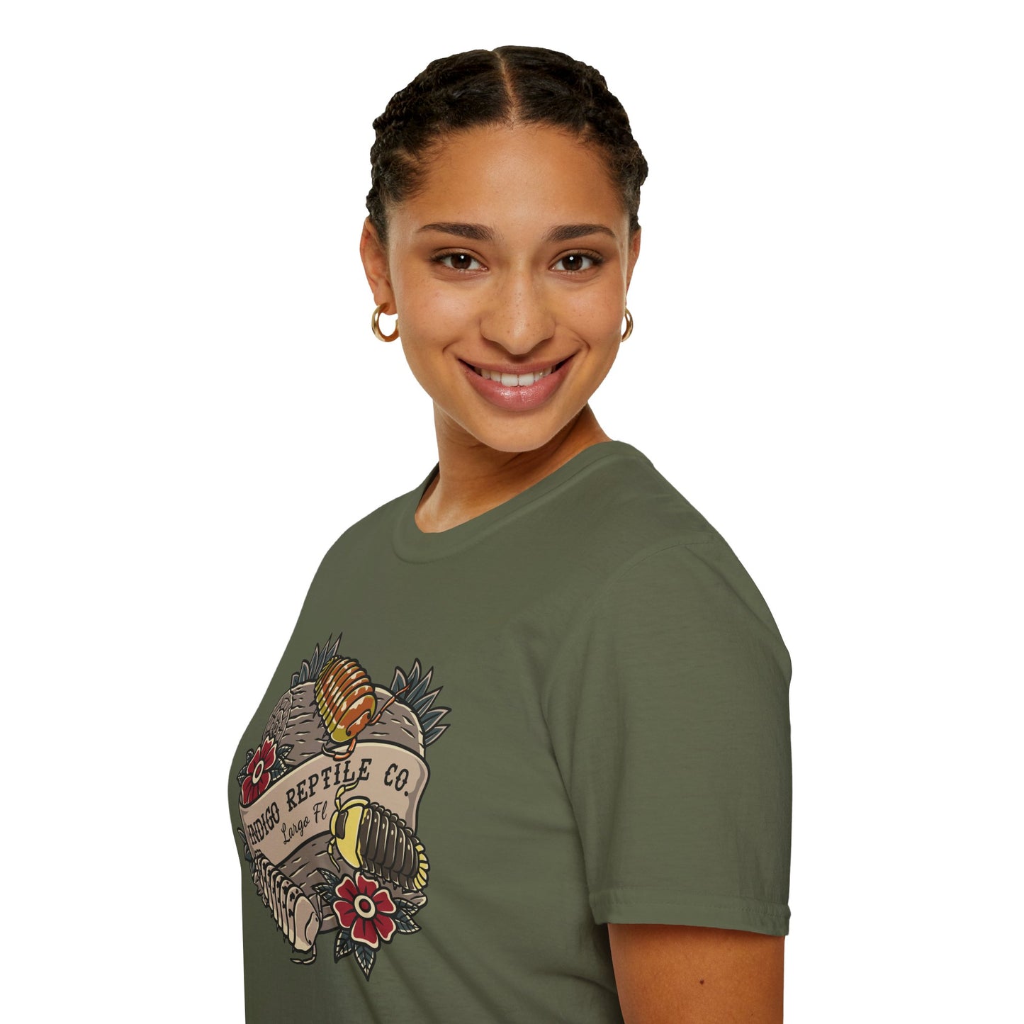 Indigo Reptile Co. Isopod Design T-Shirt