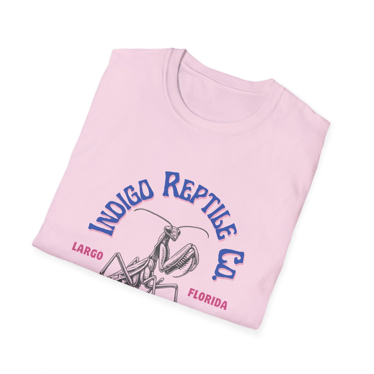 Unisex T-Shirt Indigo Reptile Co Stay Wild Praying Mantis Tee