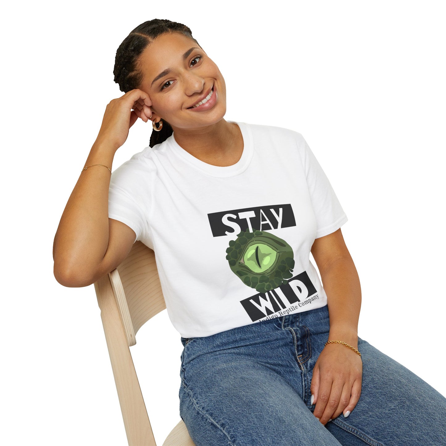 Adult - Unisex Tee - Stay Wild Reptile